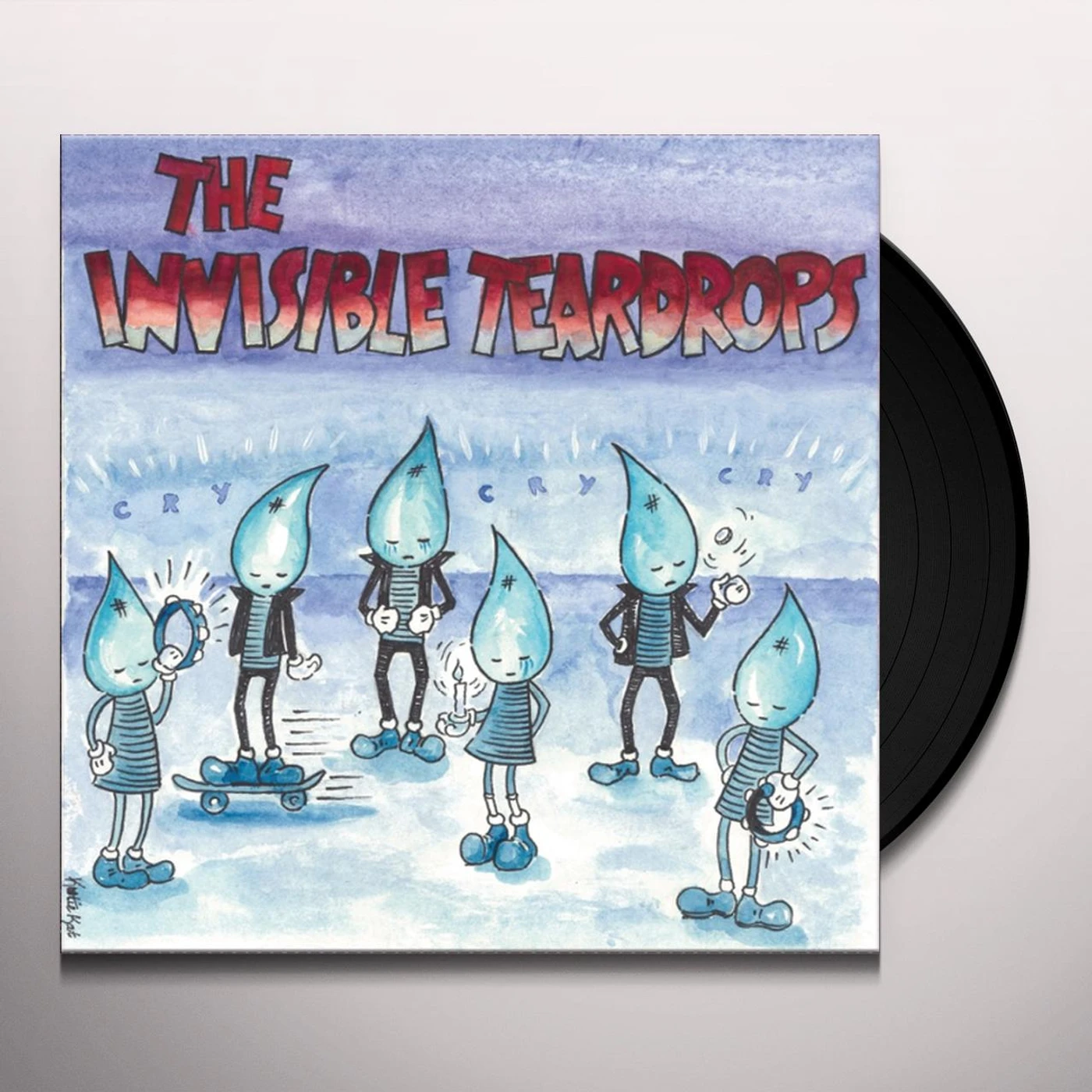The Invisible Teardrops CRY CRY CRY Vinyl Record