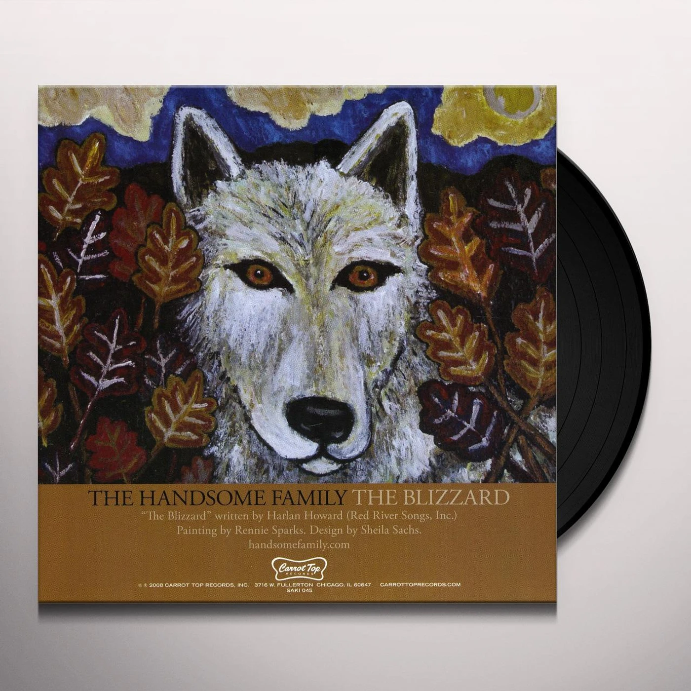 The Handsome Family DRUNK BY NOON / BLIZZARD Vinyl Record