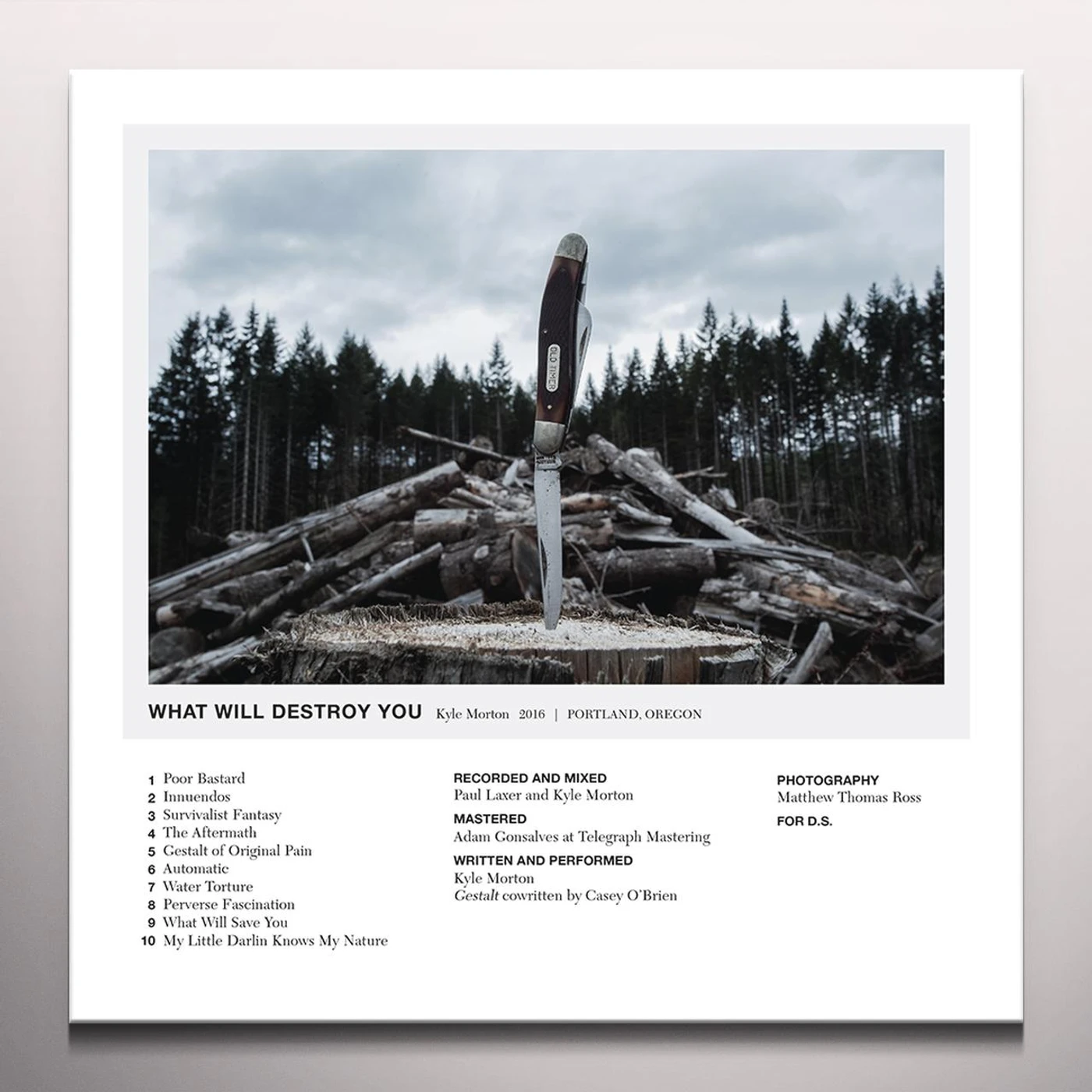 Kyle Morton What Will Destroy You Vinyl Record