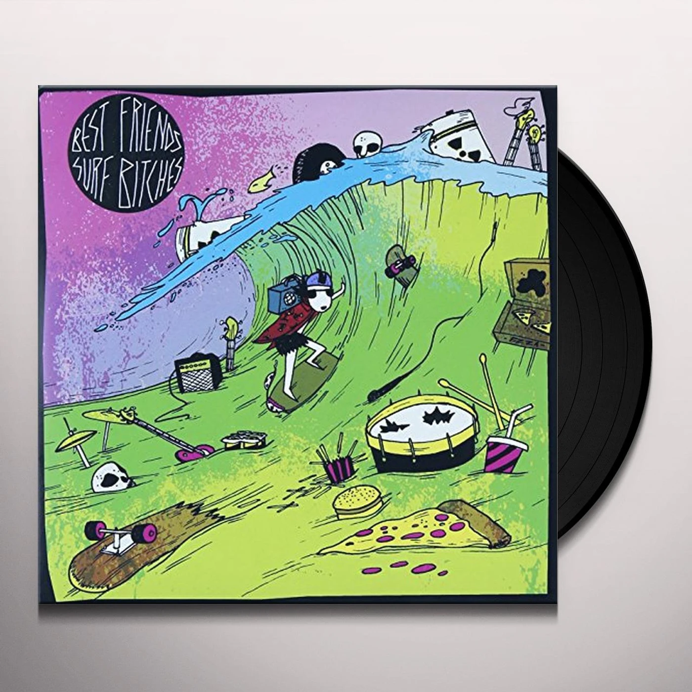 Best Friends Surf Bitches Vinyl Record