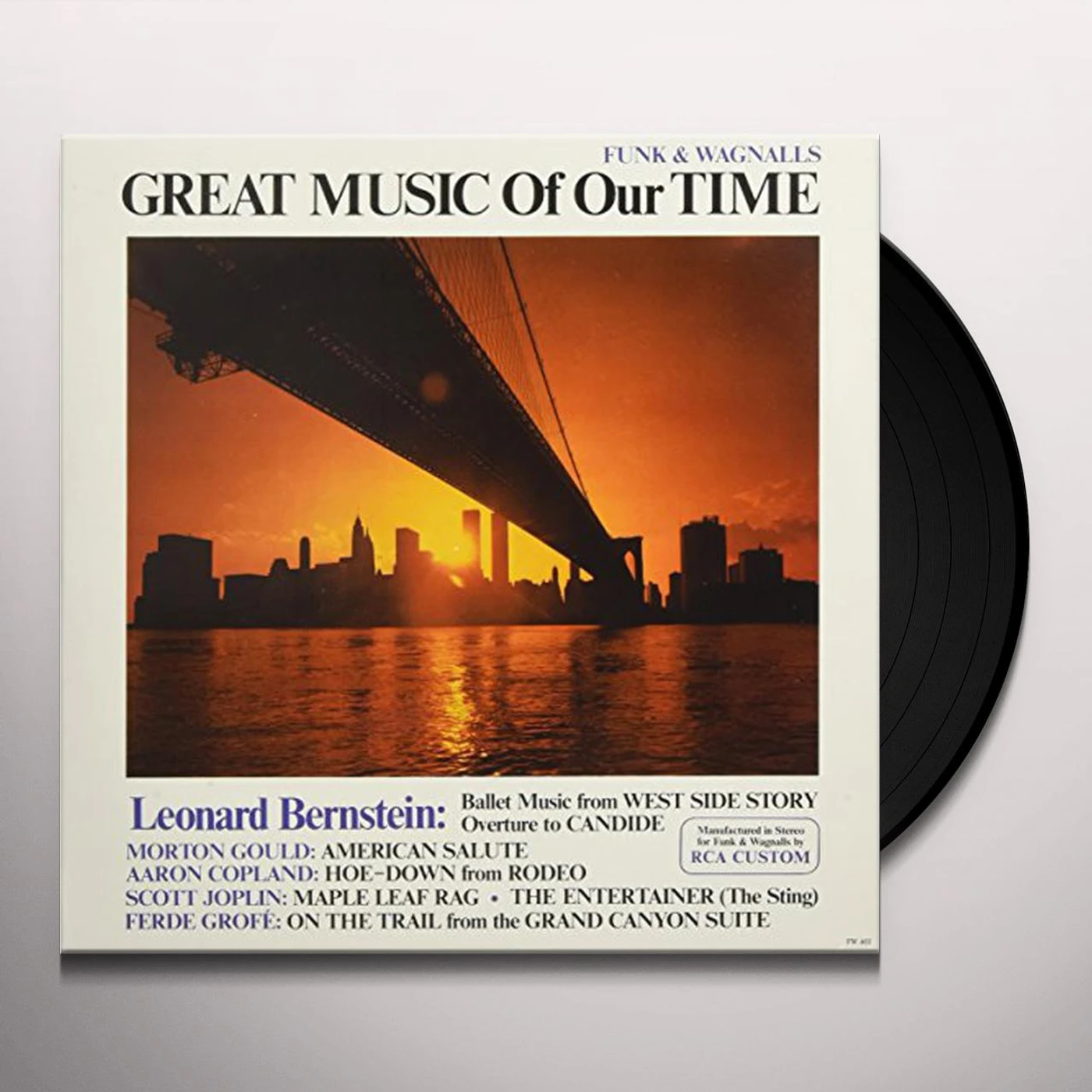 Leonard Bernstein OVERTURE TO CANDIDE / BALLET MUSIC FROM WESTSIDE Vinyl Record