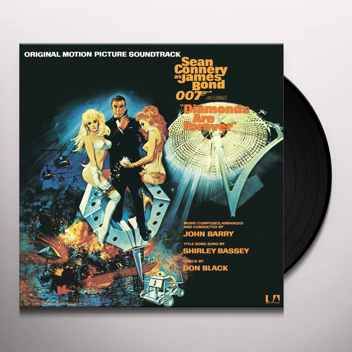 Diamonds Are Forever Original Soundtrack Vinyl Record