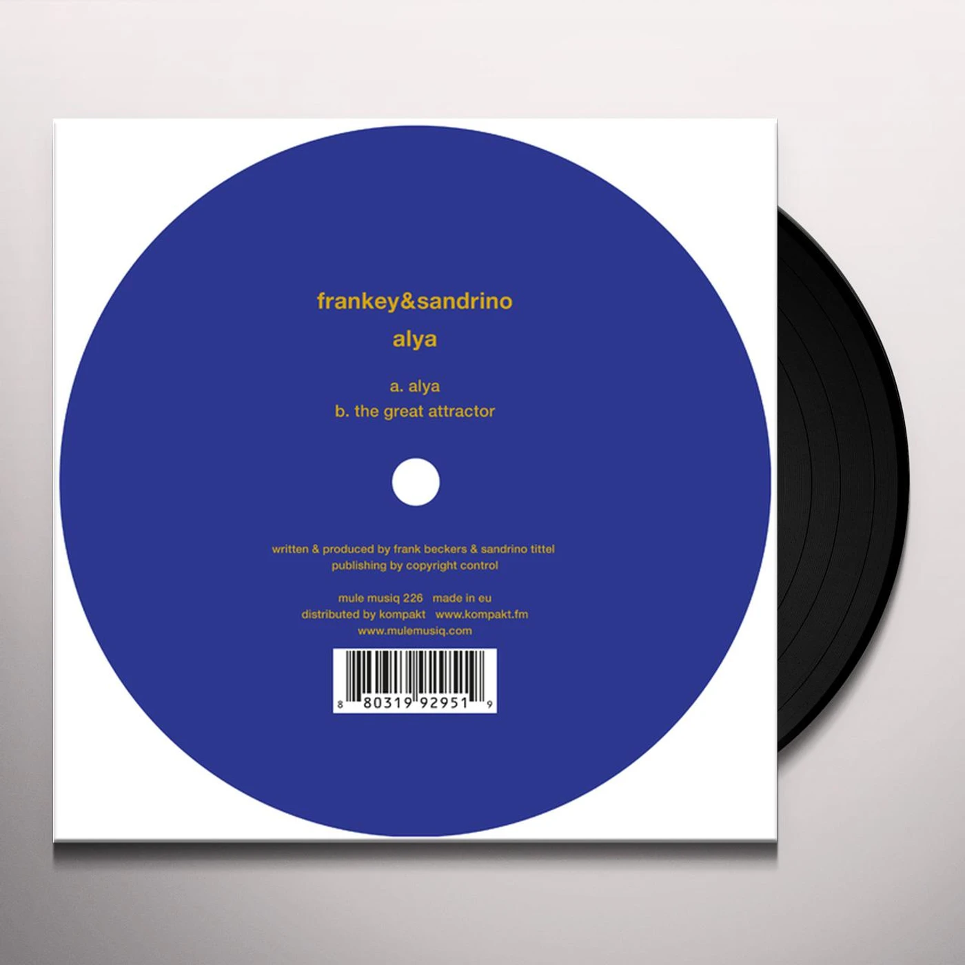 Frankey & Sandrino Alya Vinyl Record