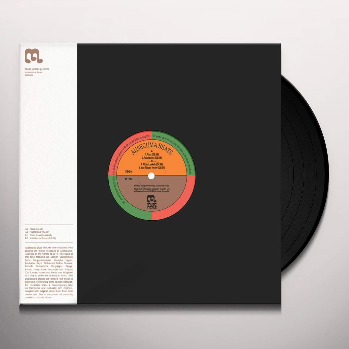 Ausecuma Beats Vinyl Record