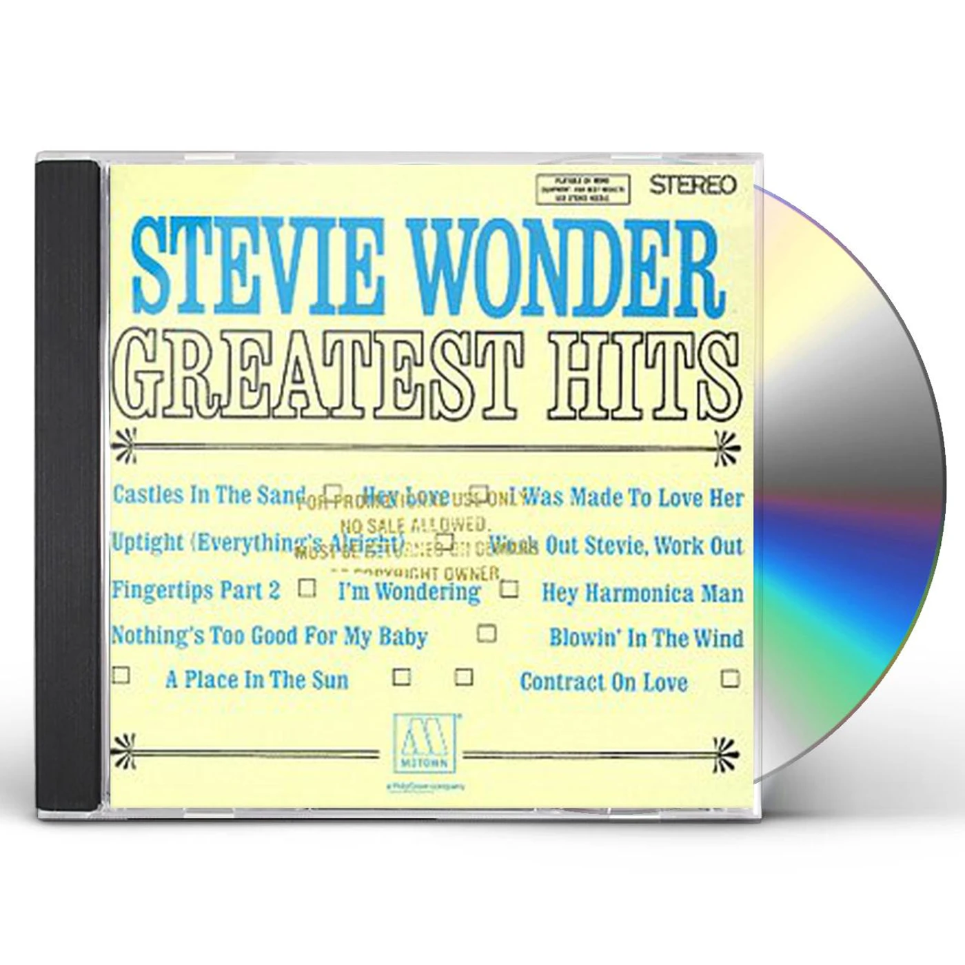 Stevie Wonder GREATEST HITS CD