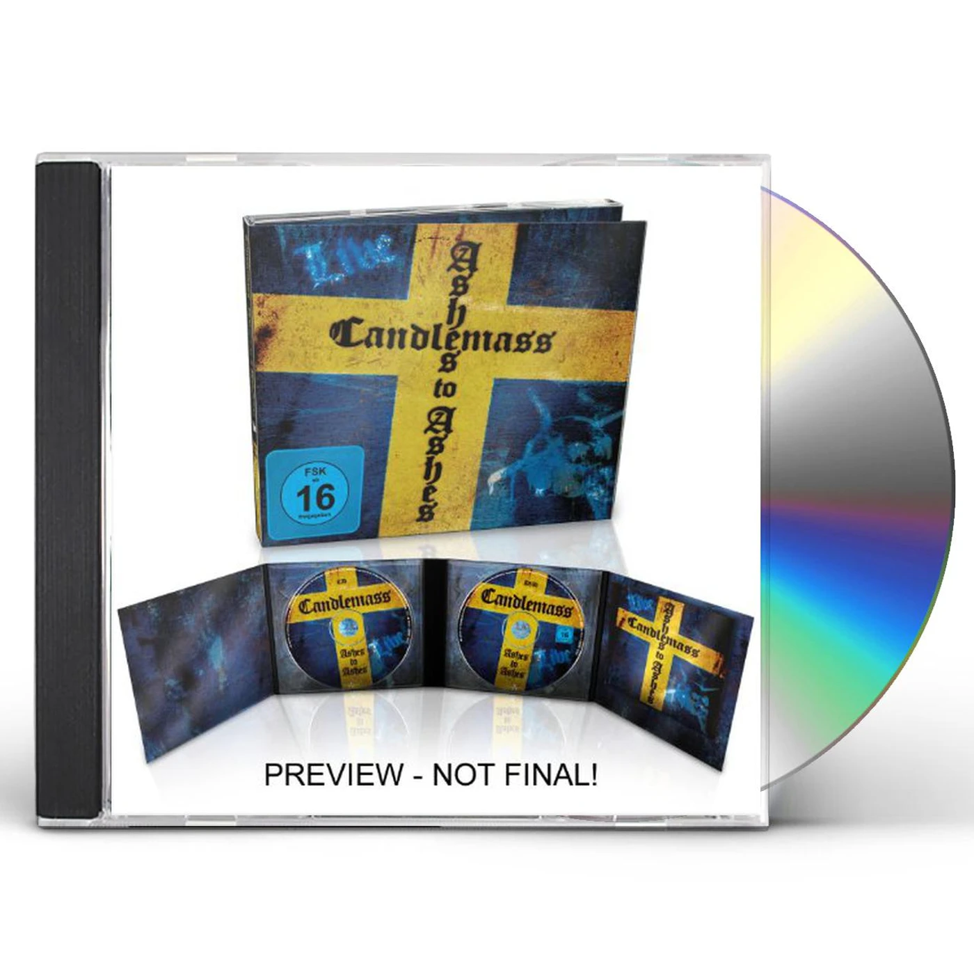 Candlemass ASHES TO ASHES: LIVE CD