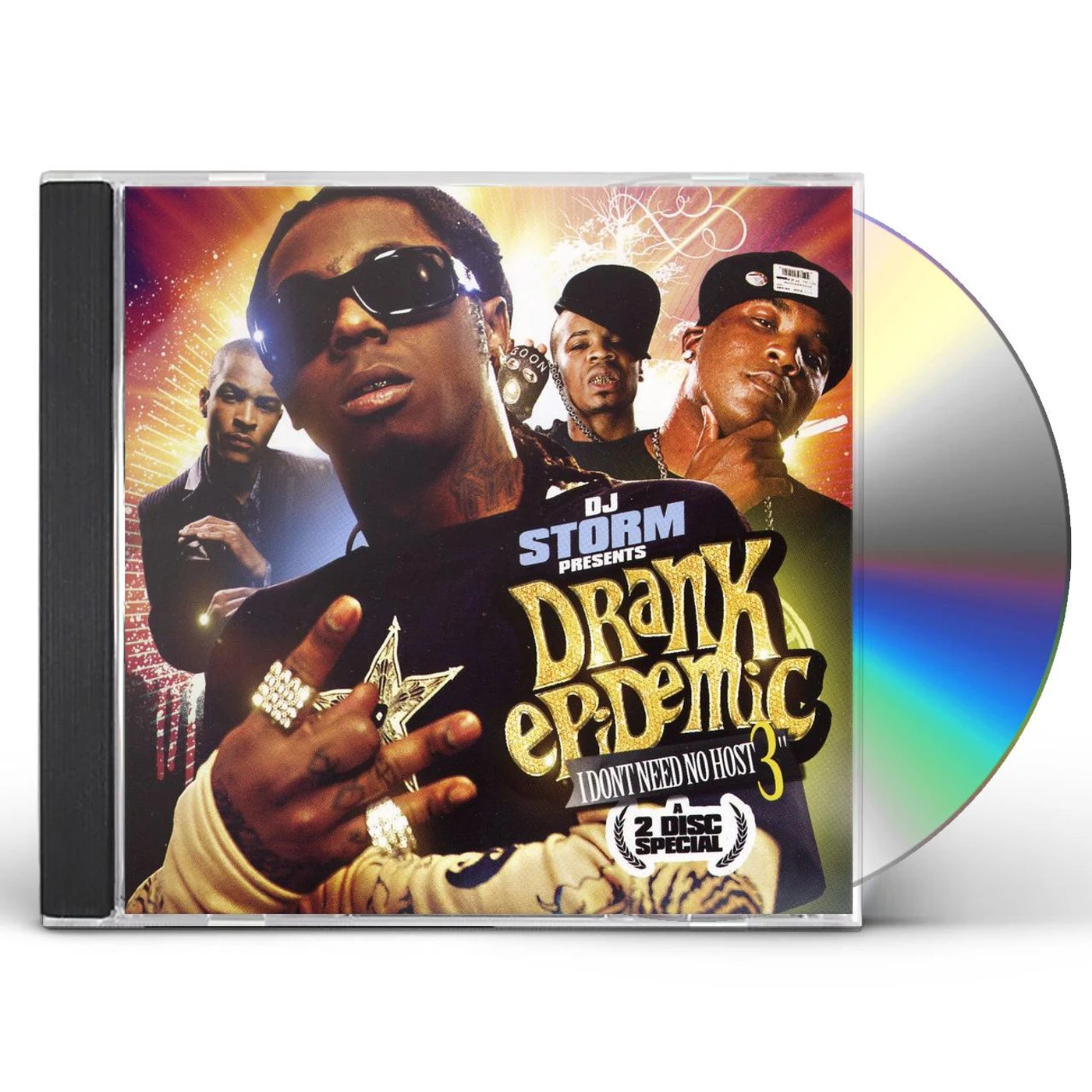 DJ Storm DRANK EPIDEMIC: I DON'T NEED NO HOST 3 CD