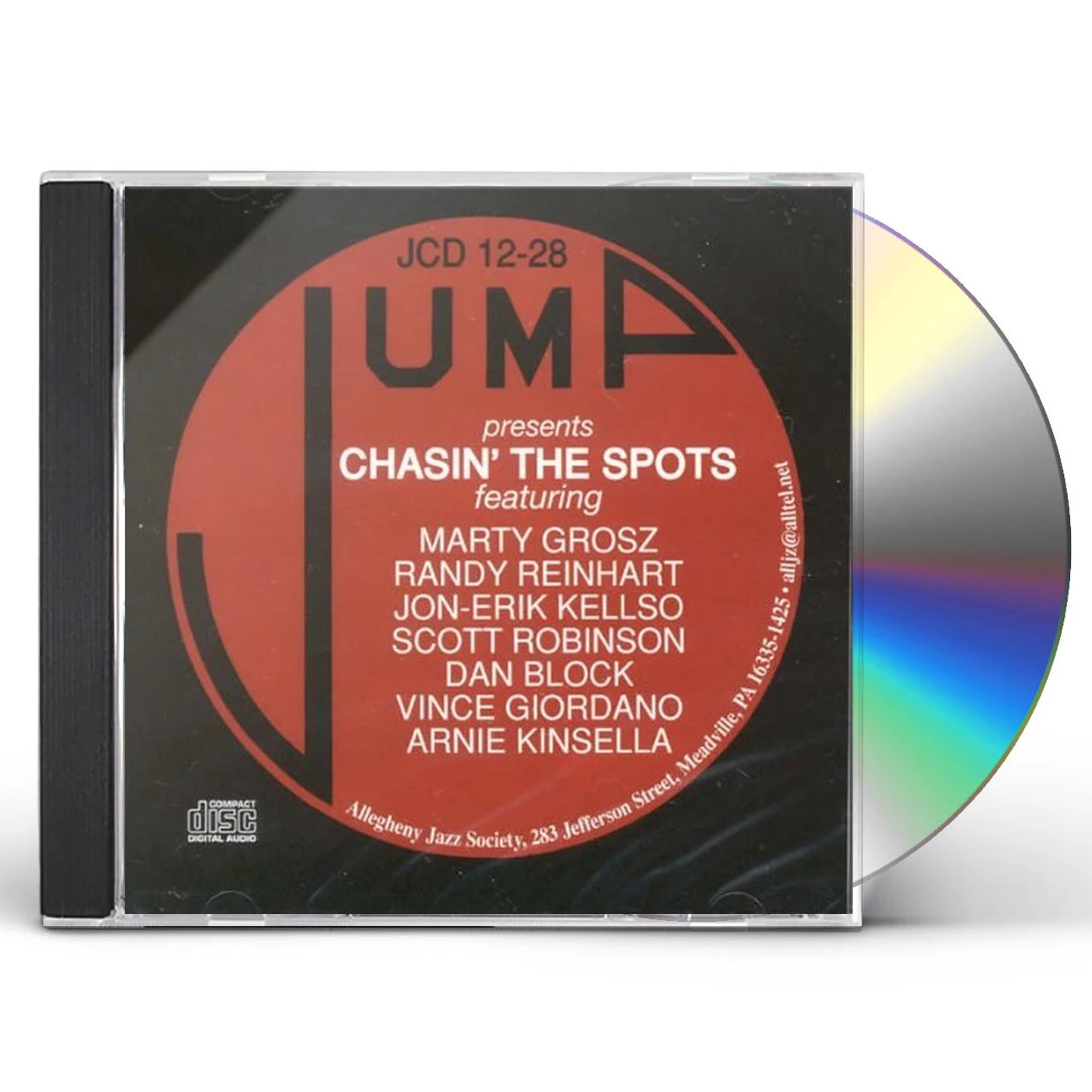 Marty Grosz CHASIN THE SPOTS CD