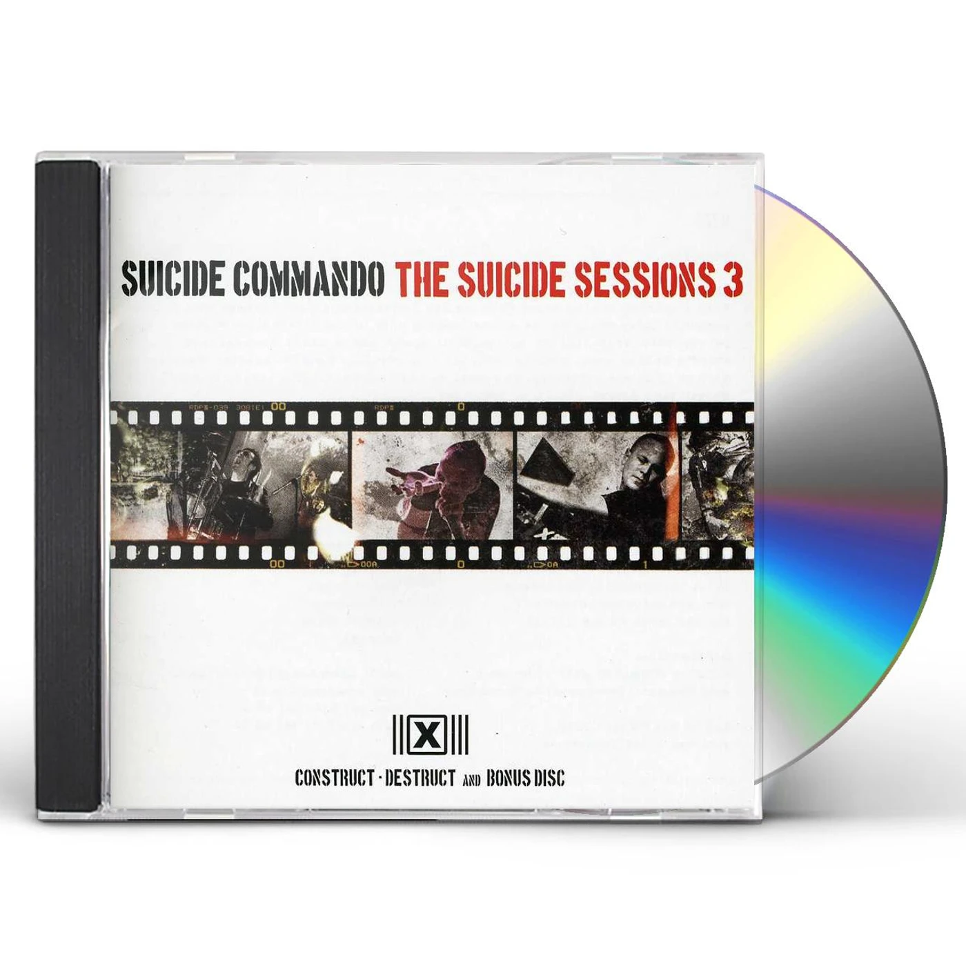 Suicide Commando SUICIDE SESSIONS 3 (CONSTRUCT-DESTRUCT+BONUS) CD