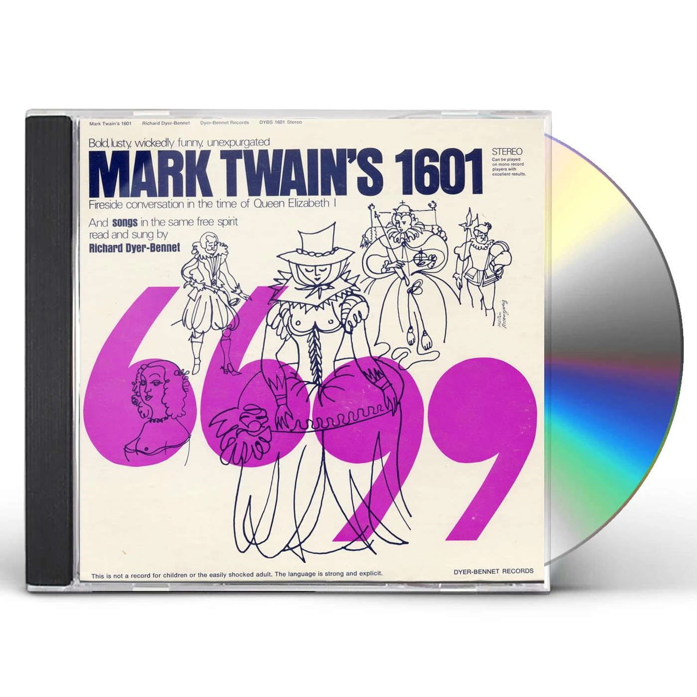 Richard Dyer-Bennet MARK TWAIN'S 1601 CD