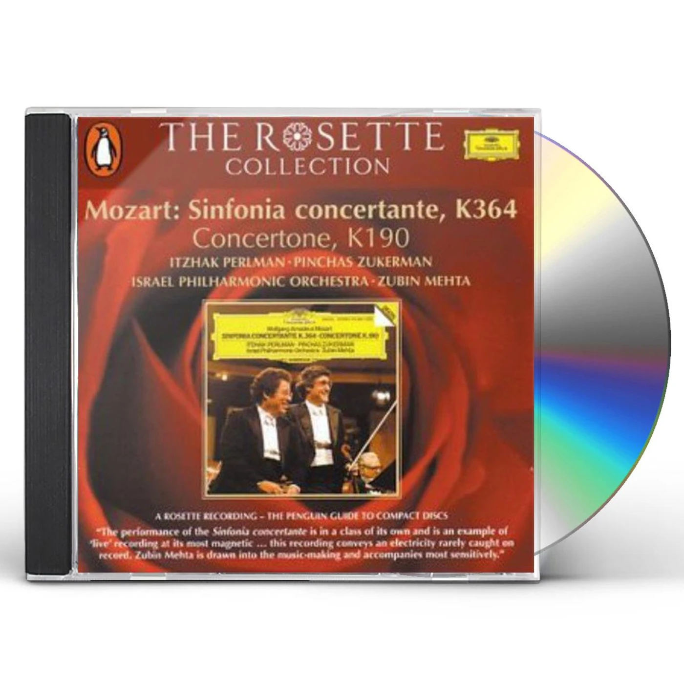 Itzhak Perlman MOZART: SINFONIA CONCERTANTE CD