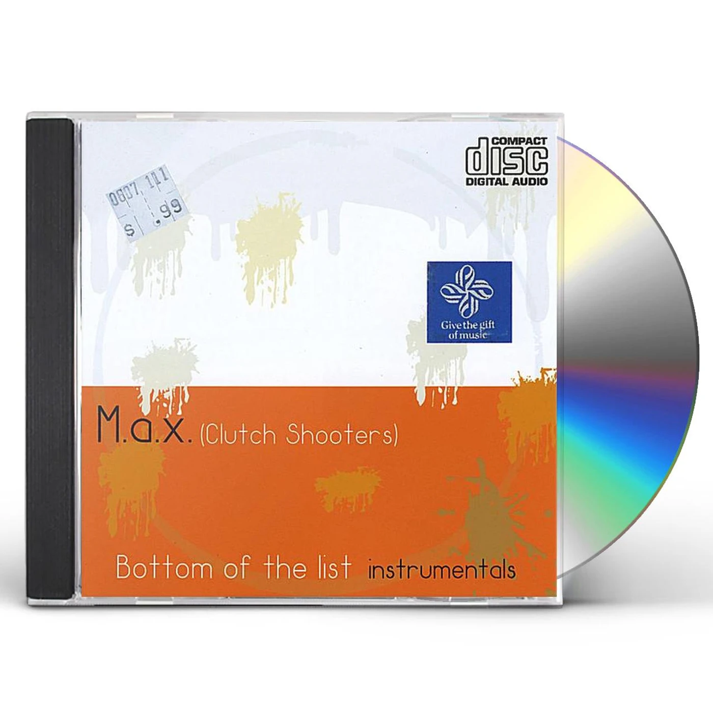 M.A.X. BOTTOM OF THE LIST (INSTRUMENTALS) CD
