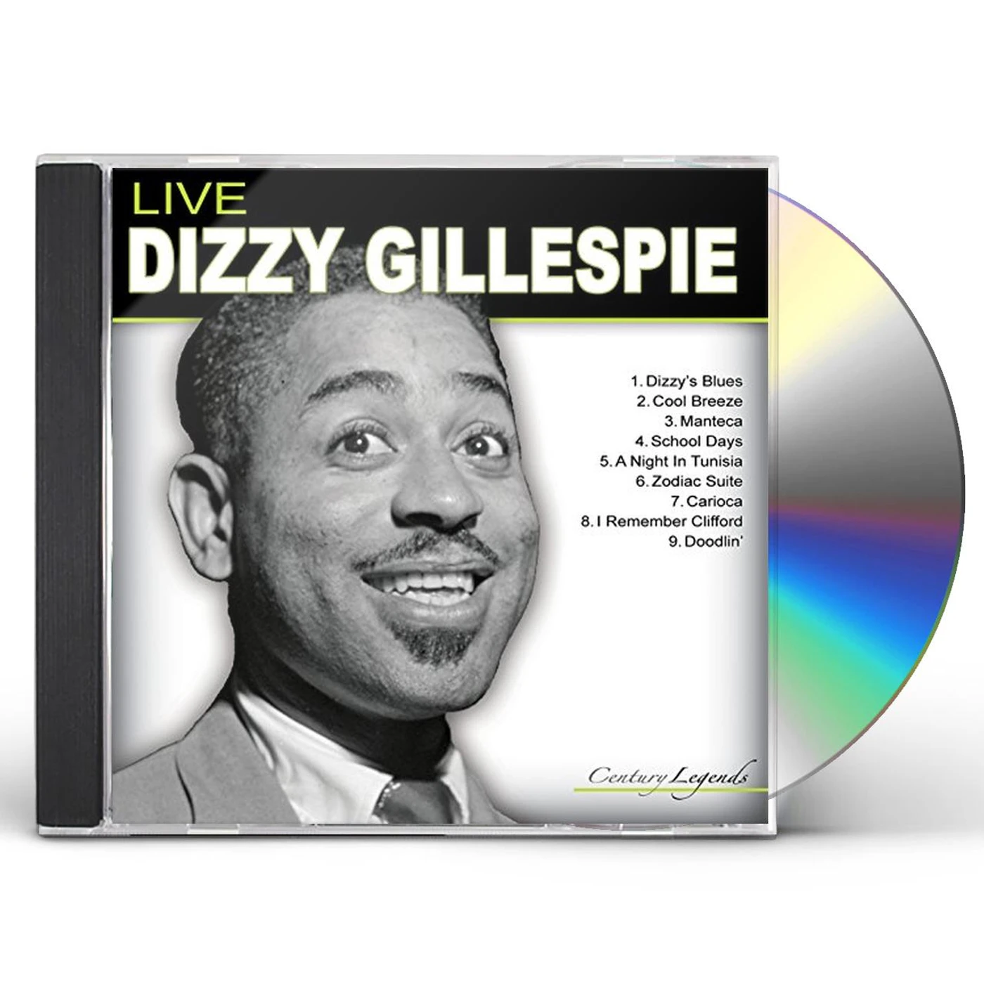 DIZZY GILLESPIE LIVE CD