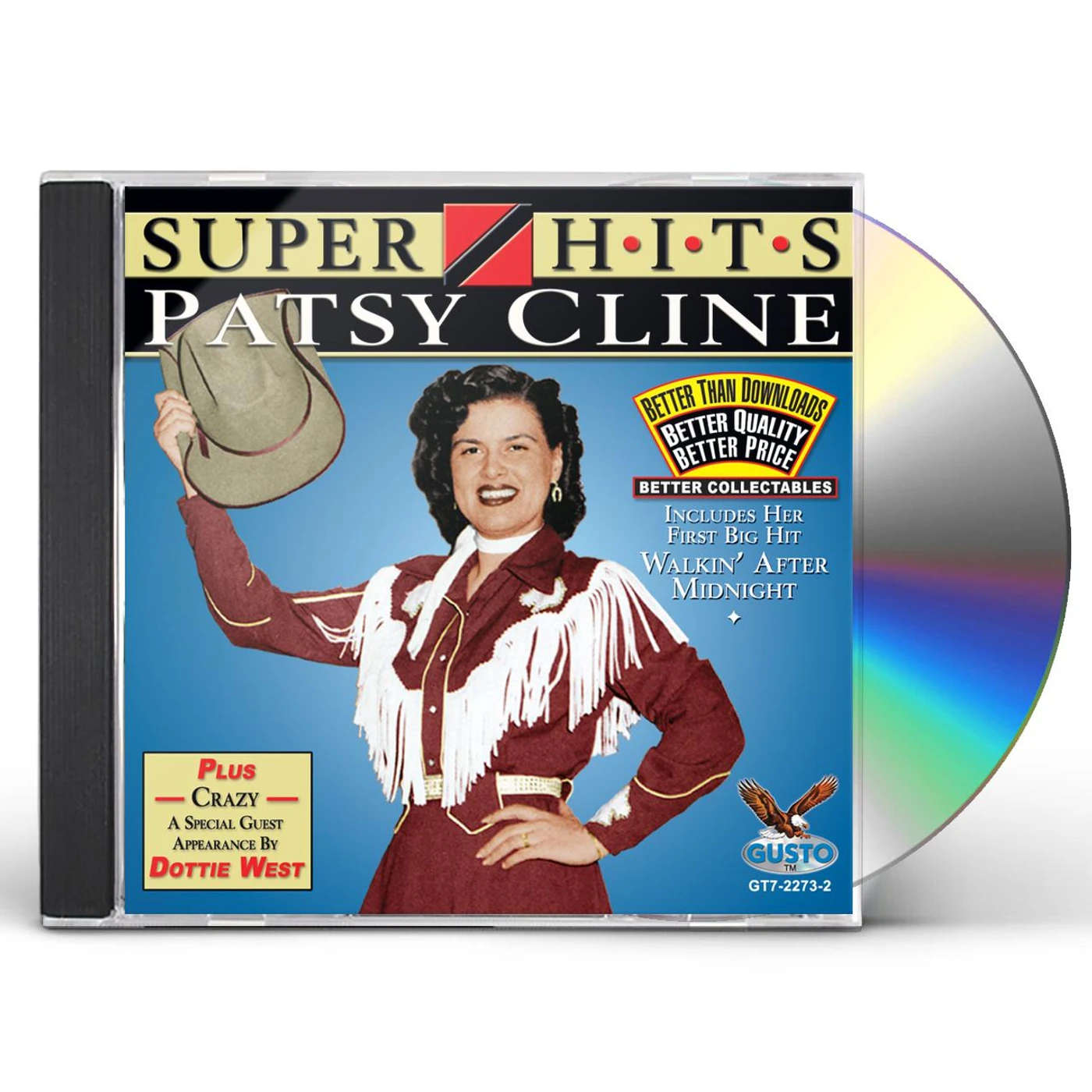 Patsy Cline SUPER HITS CD
