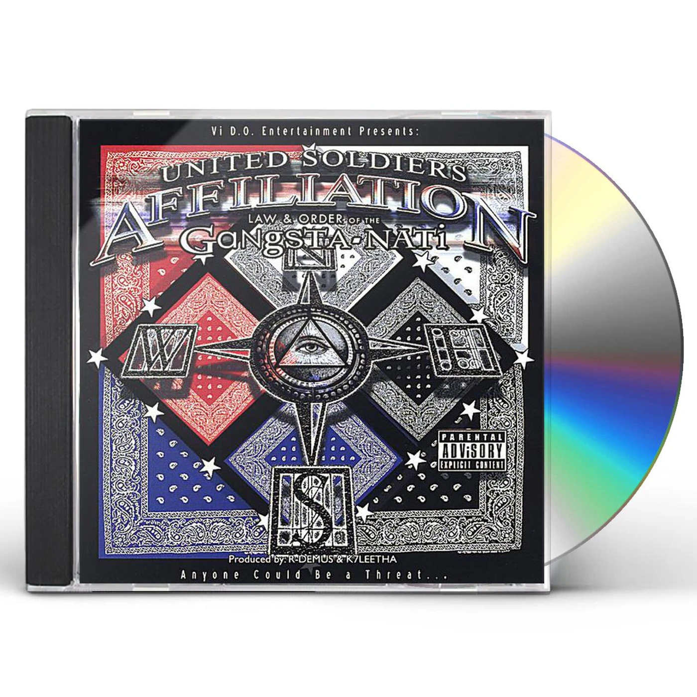 United Soldiers Affiliation LAW & ORDER OF THE GANGSTANATI CD