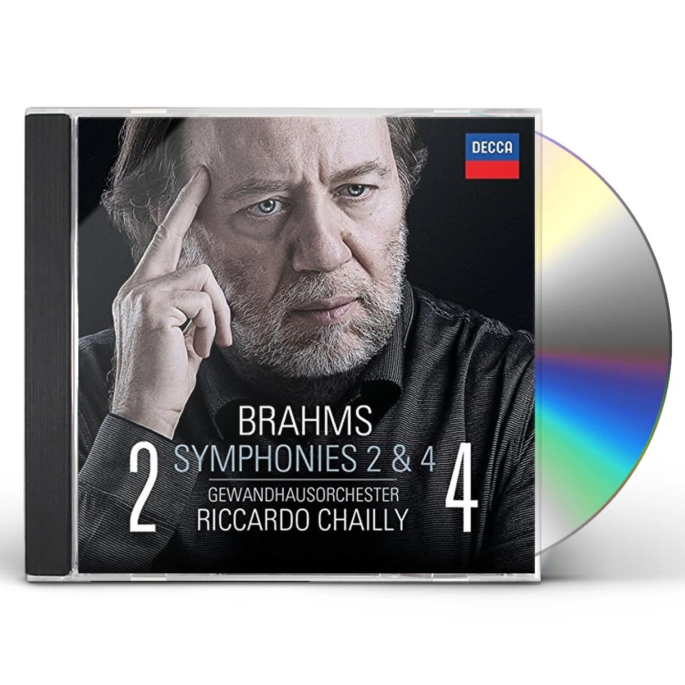 Gewandhausorchester Leipzig BRAHMS: SYMPHONIES NOS. 2 & 4 CD