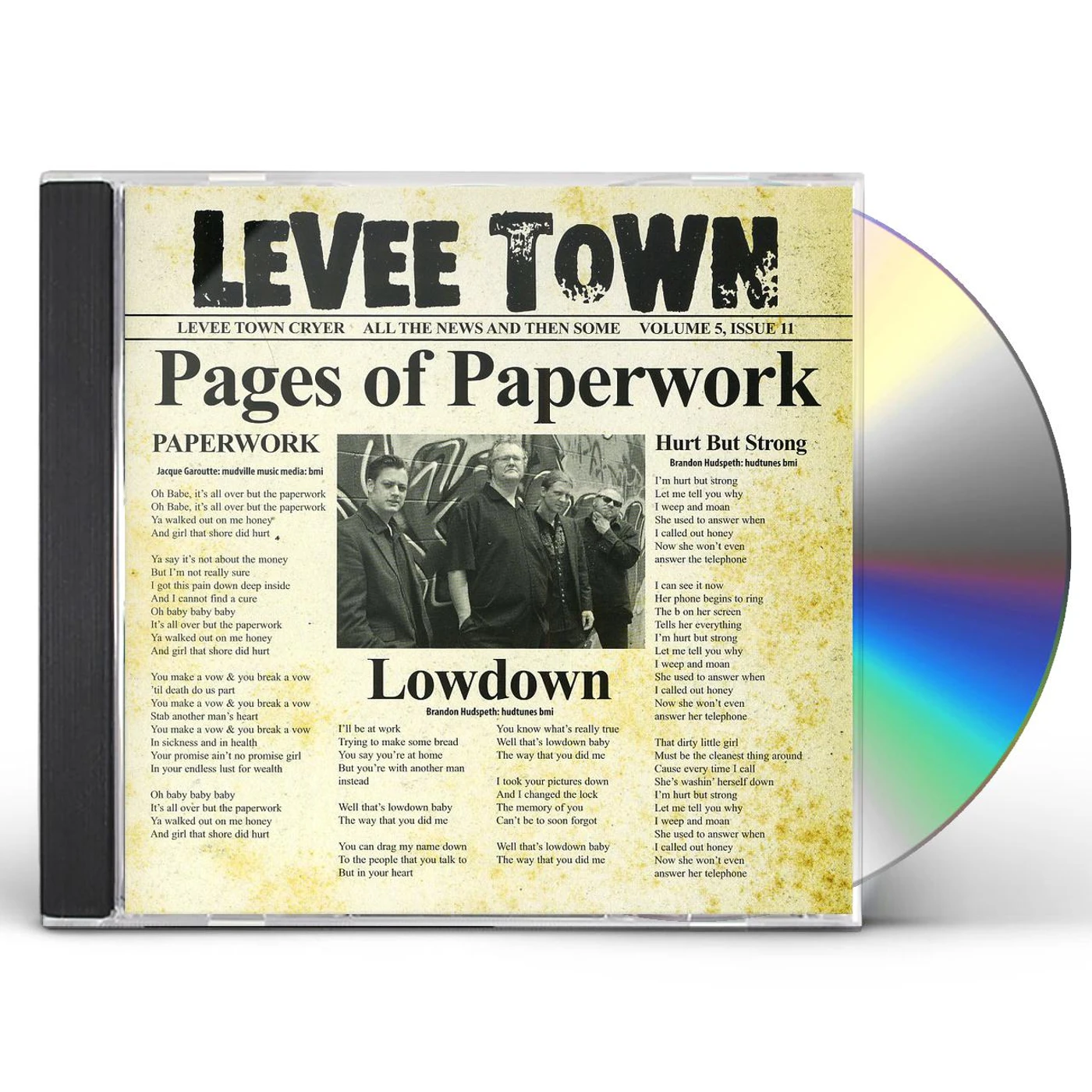 Levee Town PAGES OF PAPERWORK CD