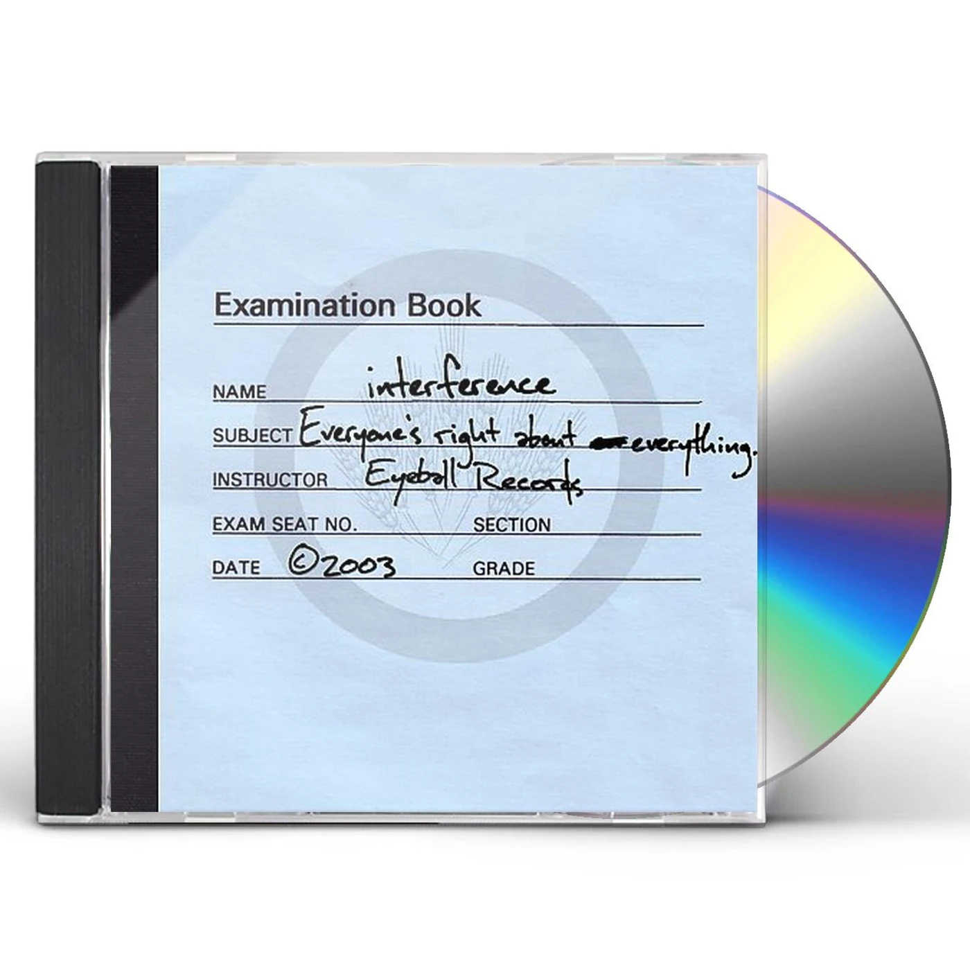 Interference EVERYONES RIGHT ABOUT EVERYTHING CD