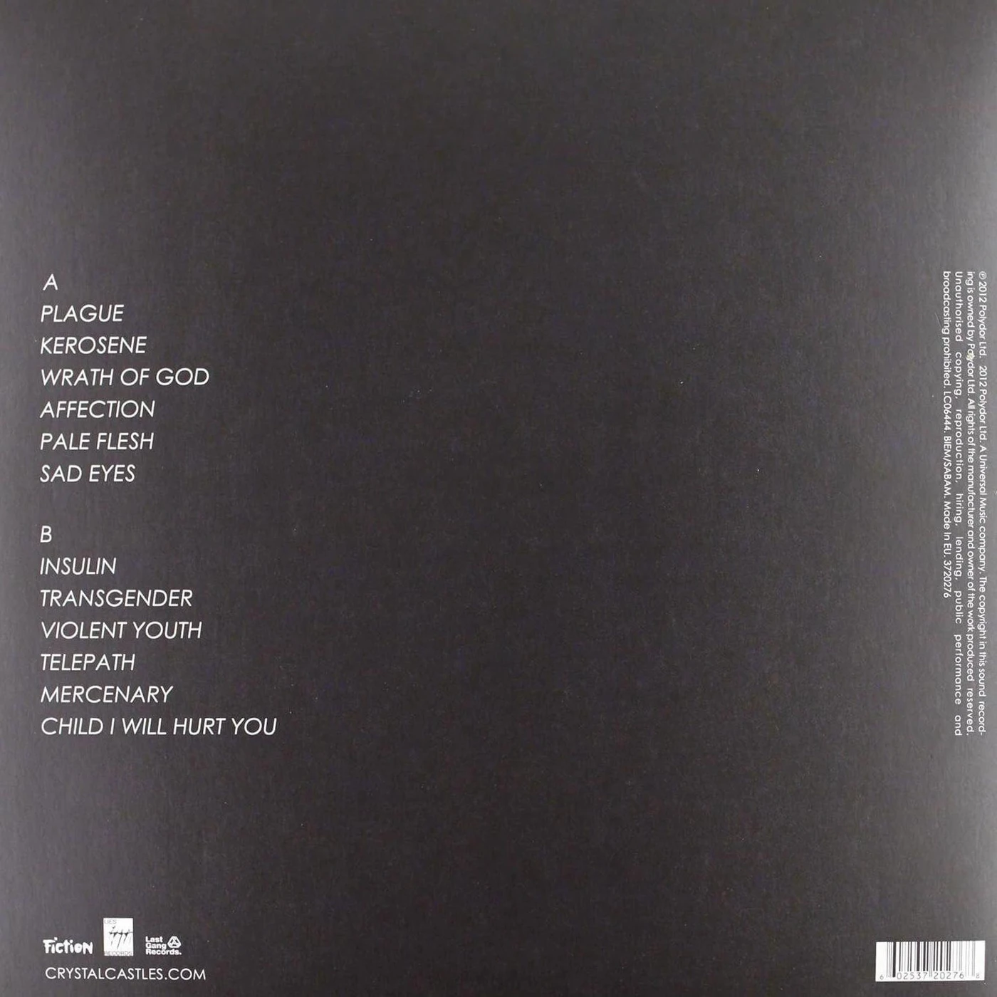  Crystal Castles III Vinyl Record