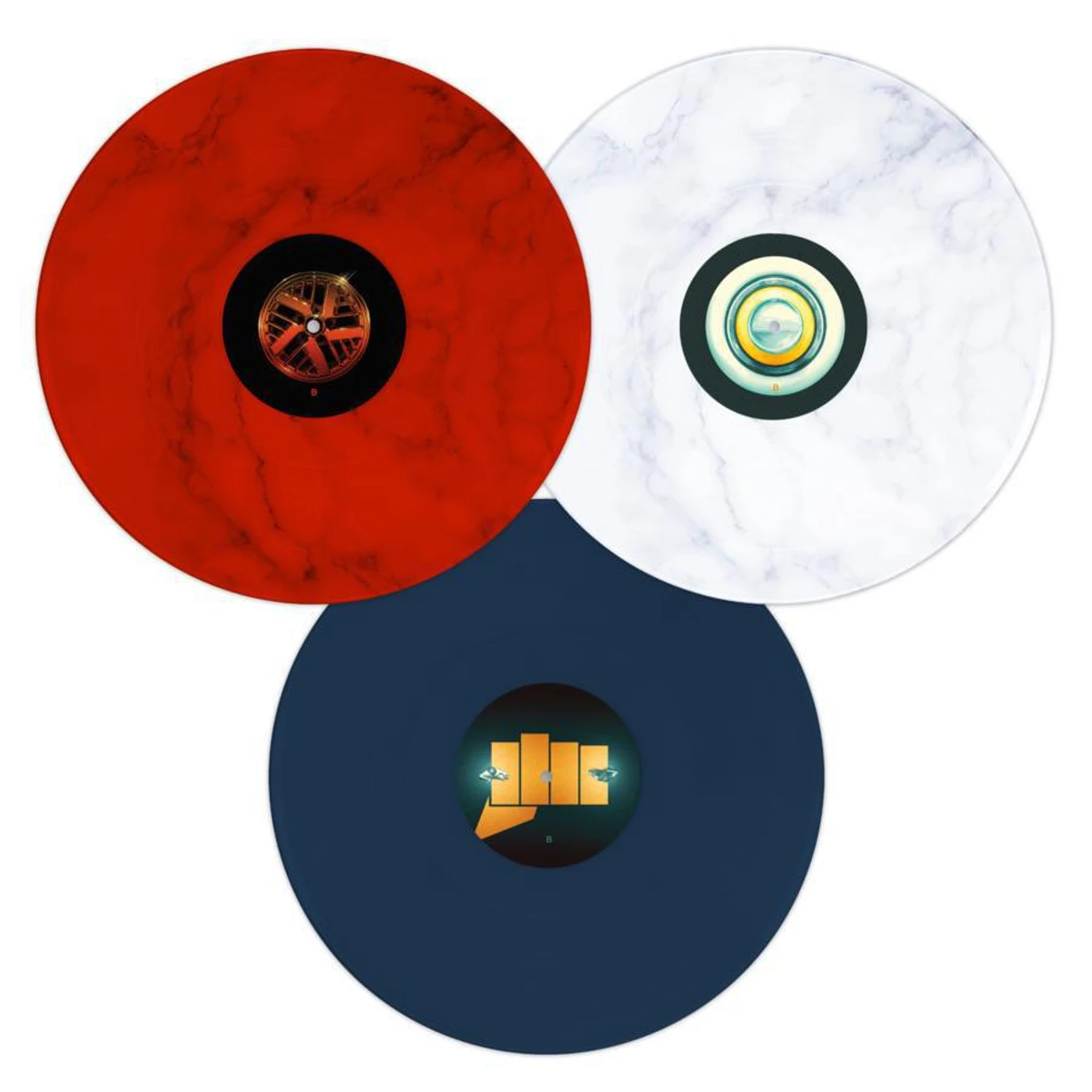 Cobra Kai ORIGINAL SOUNDTRACK (180G/RED, WHITE & BLUE MARBLE VINYL) Vinyl Record