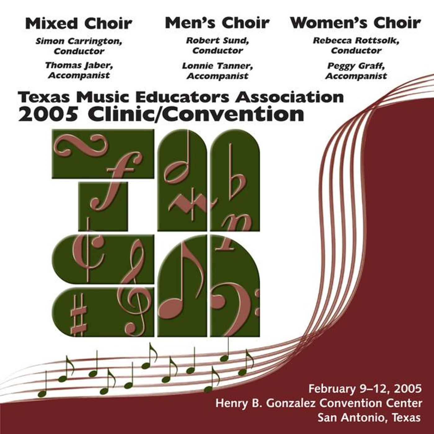 Texas All-State Men's Choir Brand Page