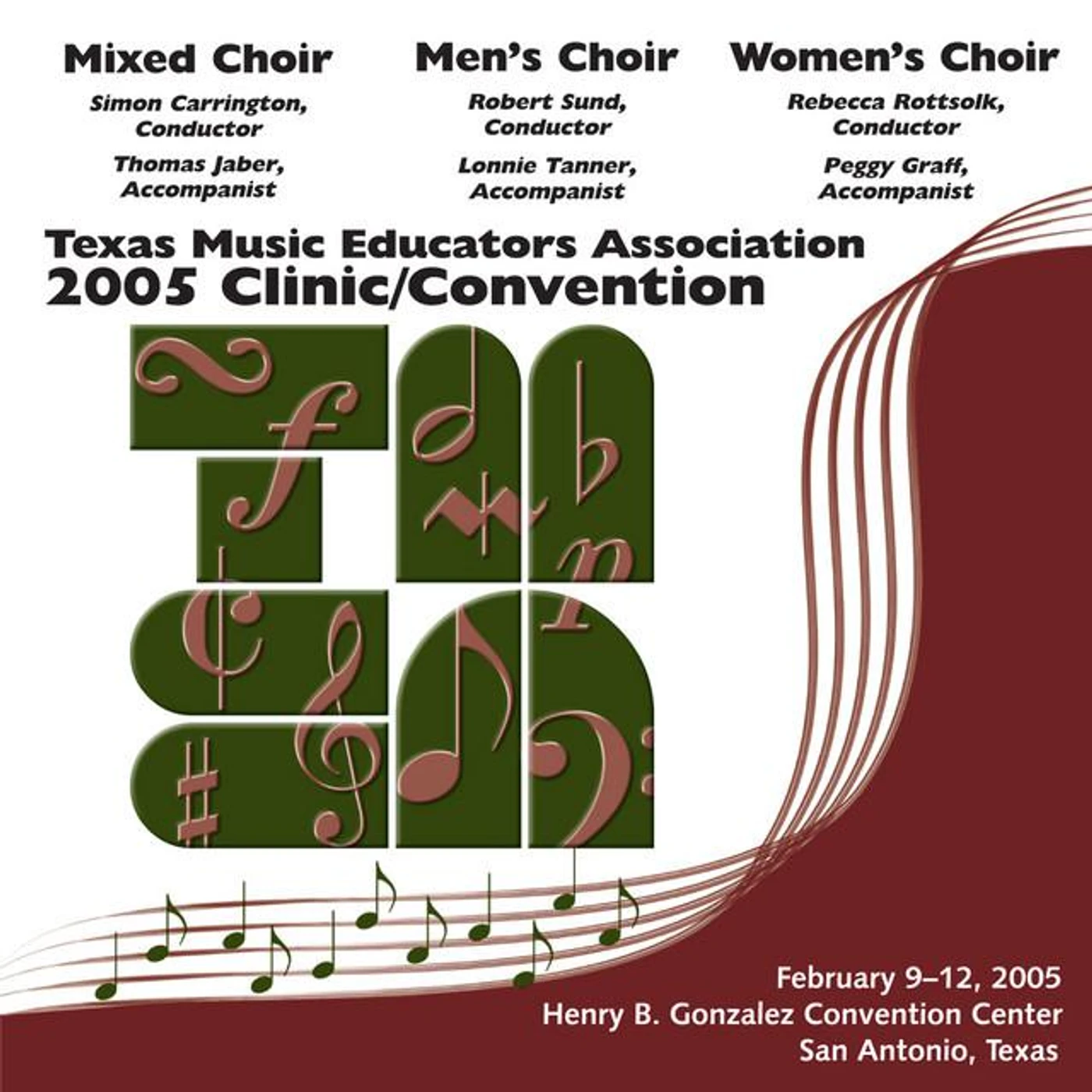 Texas All-State Women's Choir Brand Page