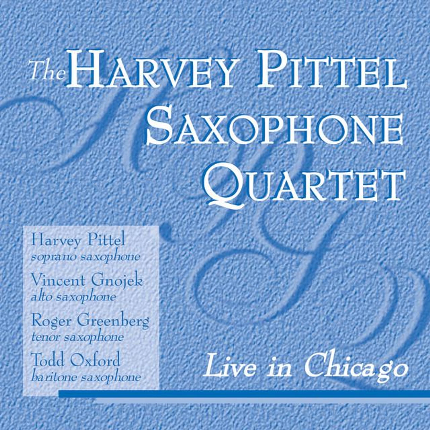 The Harvey Pittel Saxophone Quartet Brand Page
