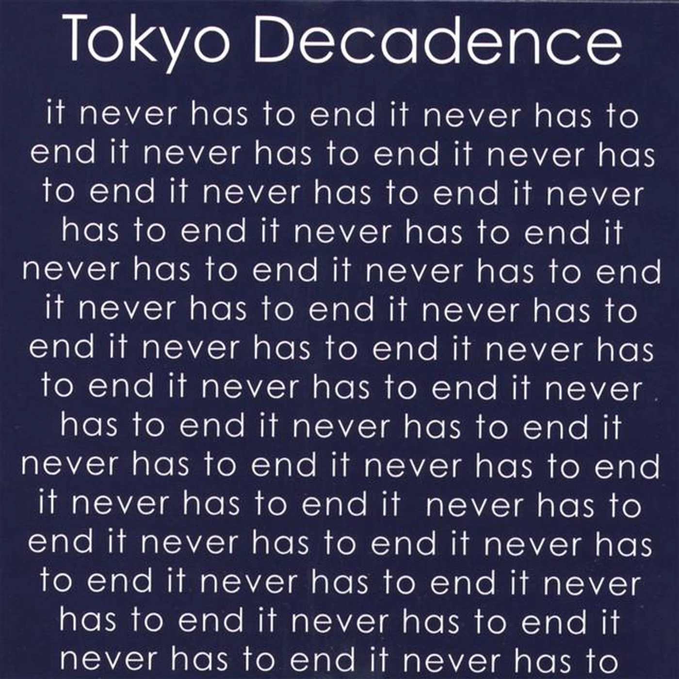 Tokyo Decadence