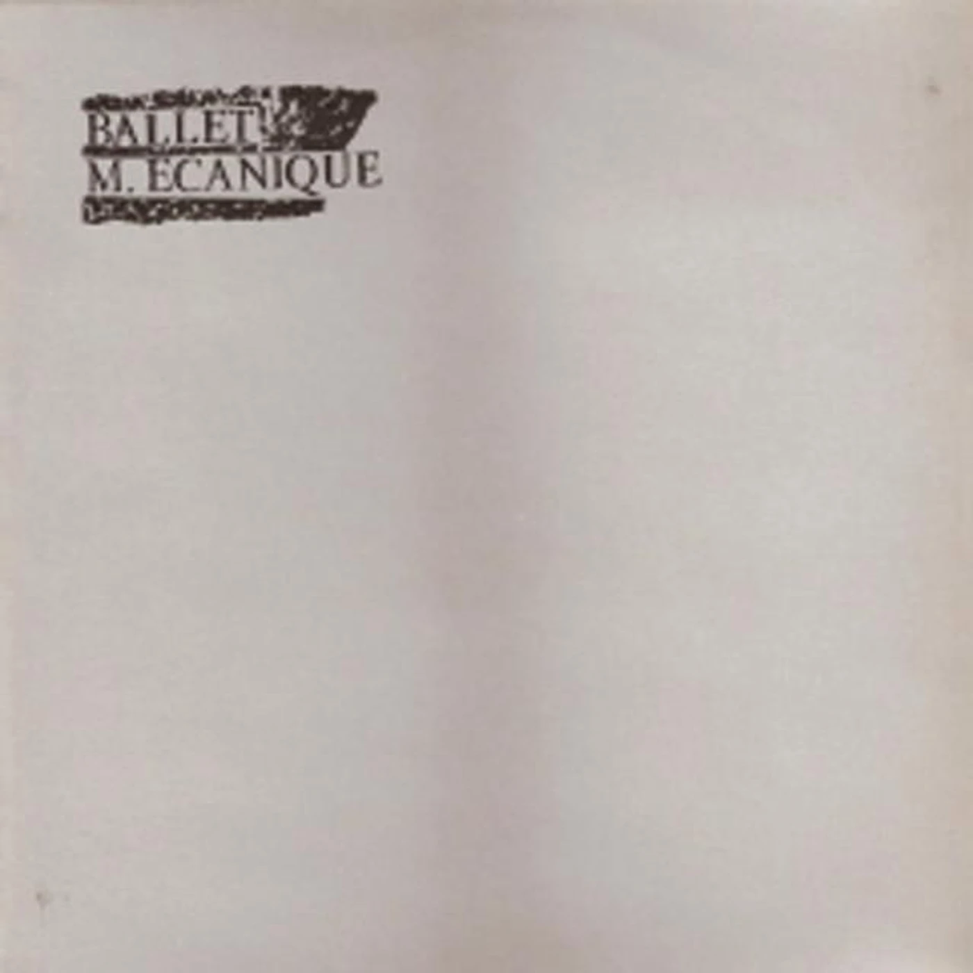 Ballet Mecanique