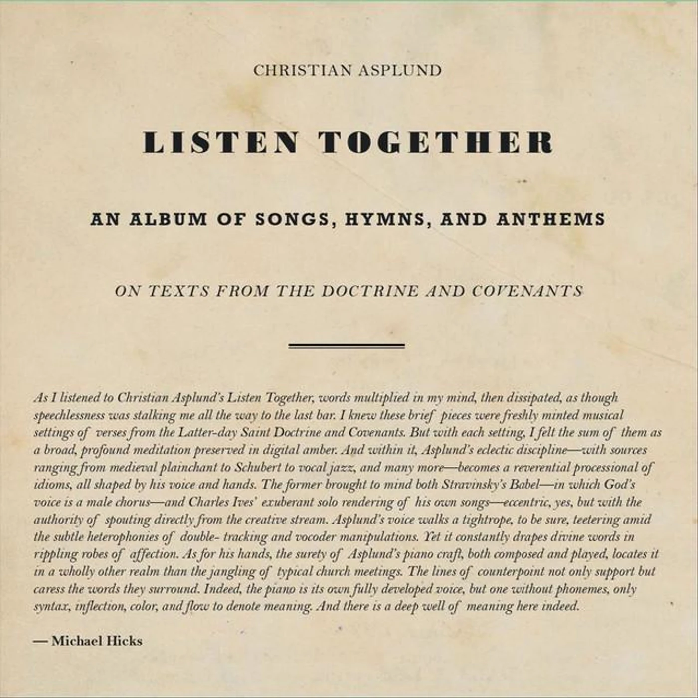 Christian Asplund Brand Page