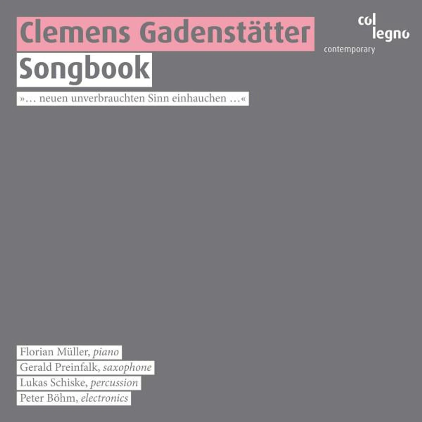 Clemens Gadenstatter Brand Page