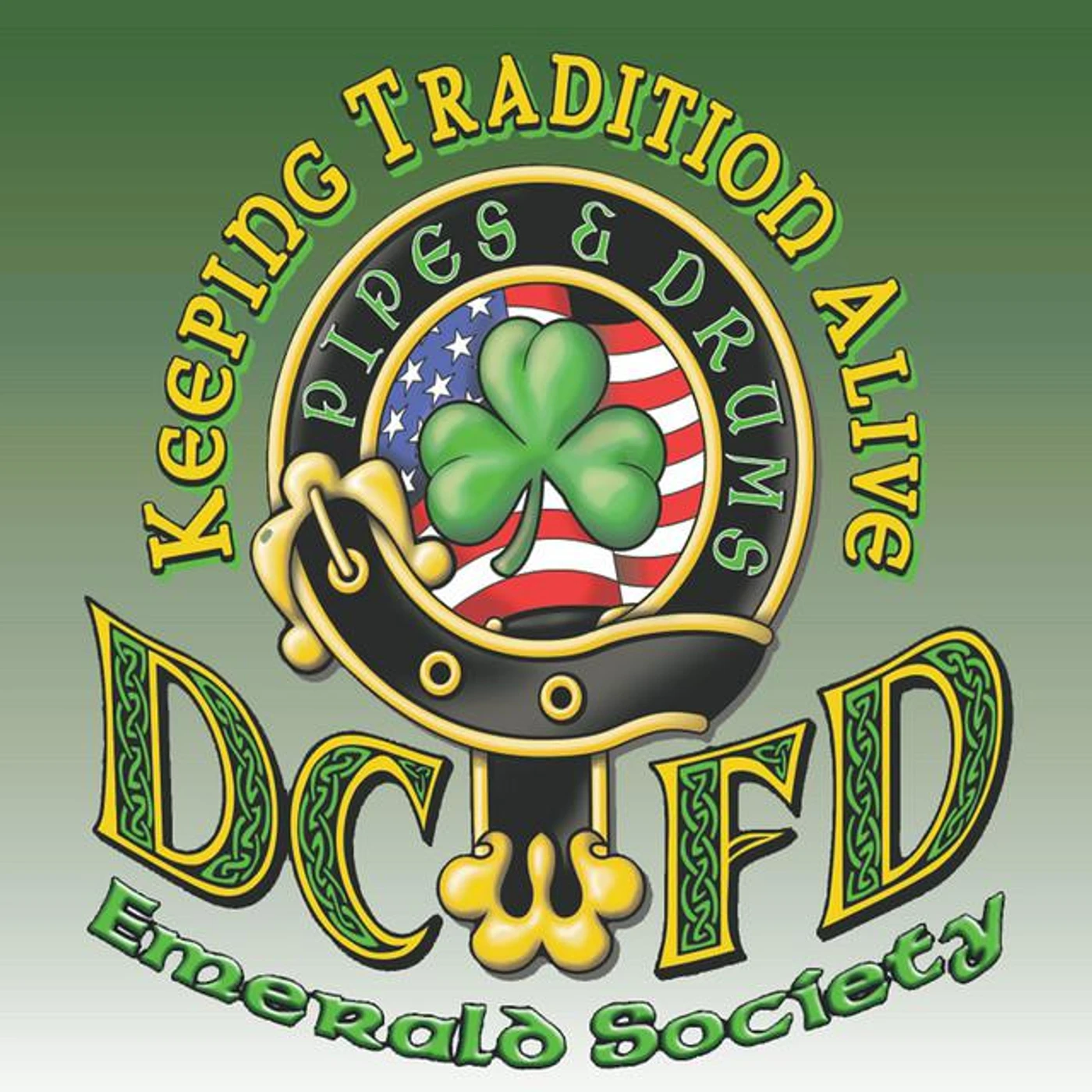 DCFD Emerald Society Pipes and Drums Brand Page