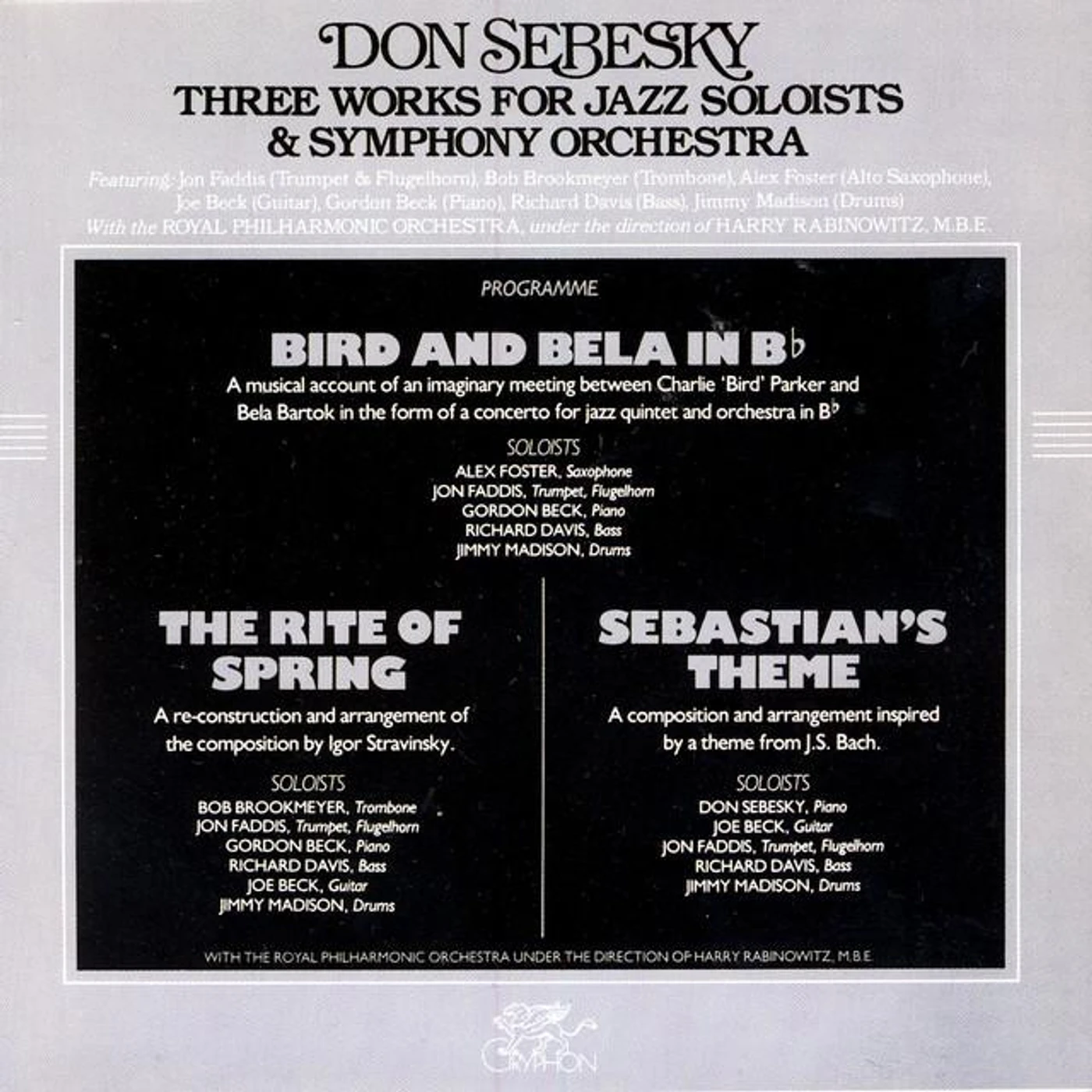 Don Sebesky Brand Page