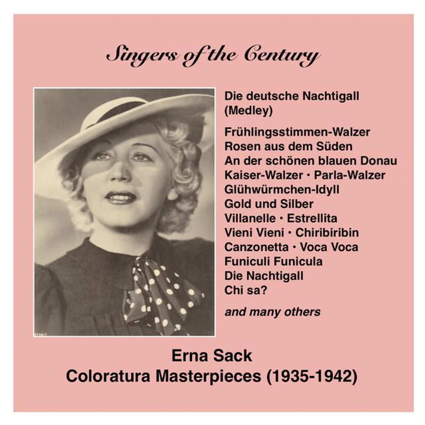 Erna Sack Brand Page