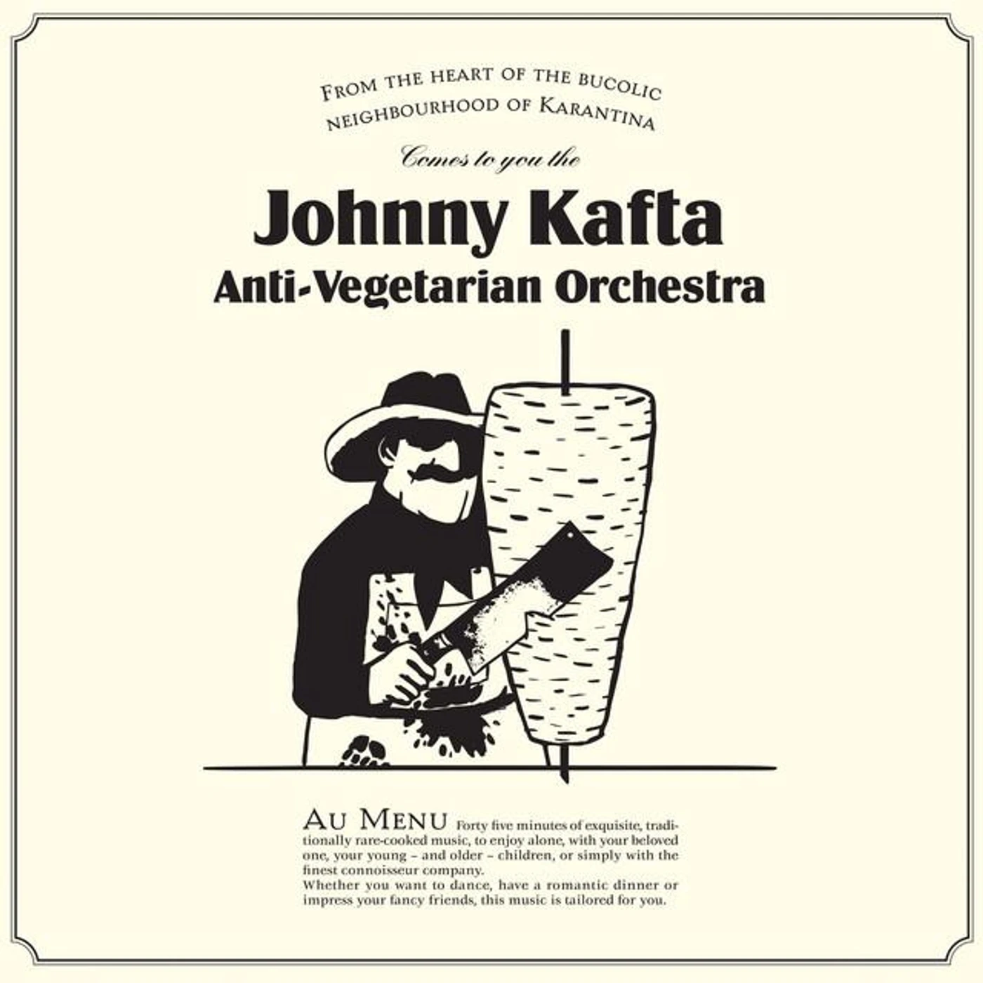 Johnny Kafta Anti-Vegetarian Orchestra Brand Page