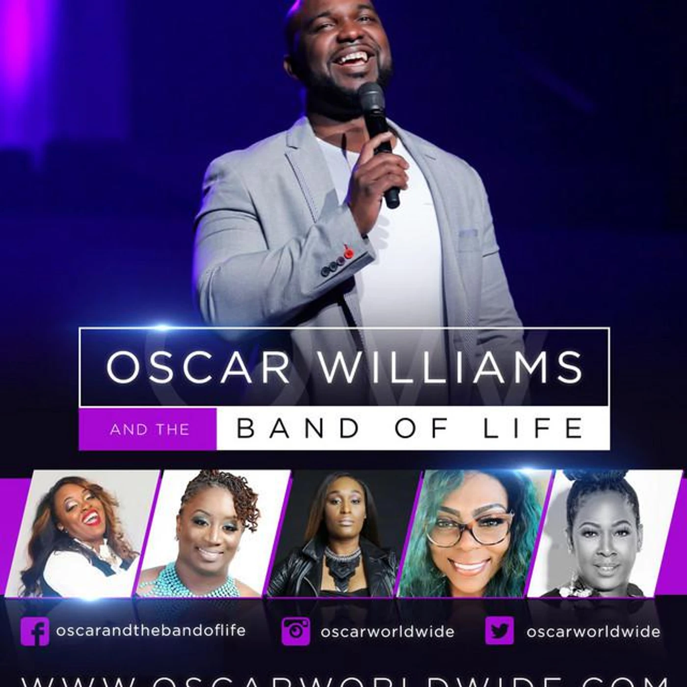 Oscar Williams and the Band of Life Brand Page
