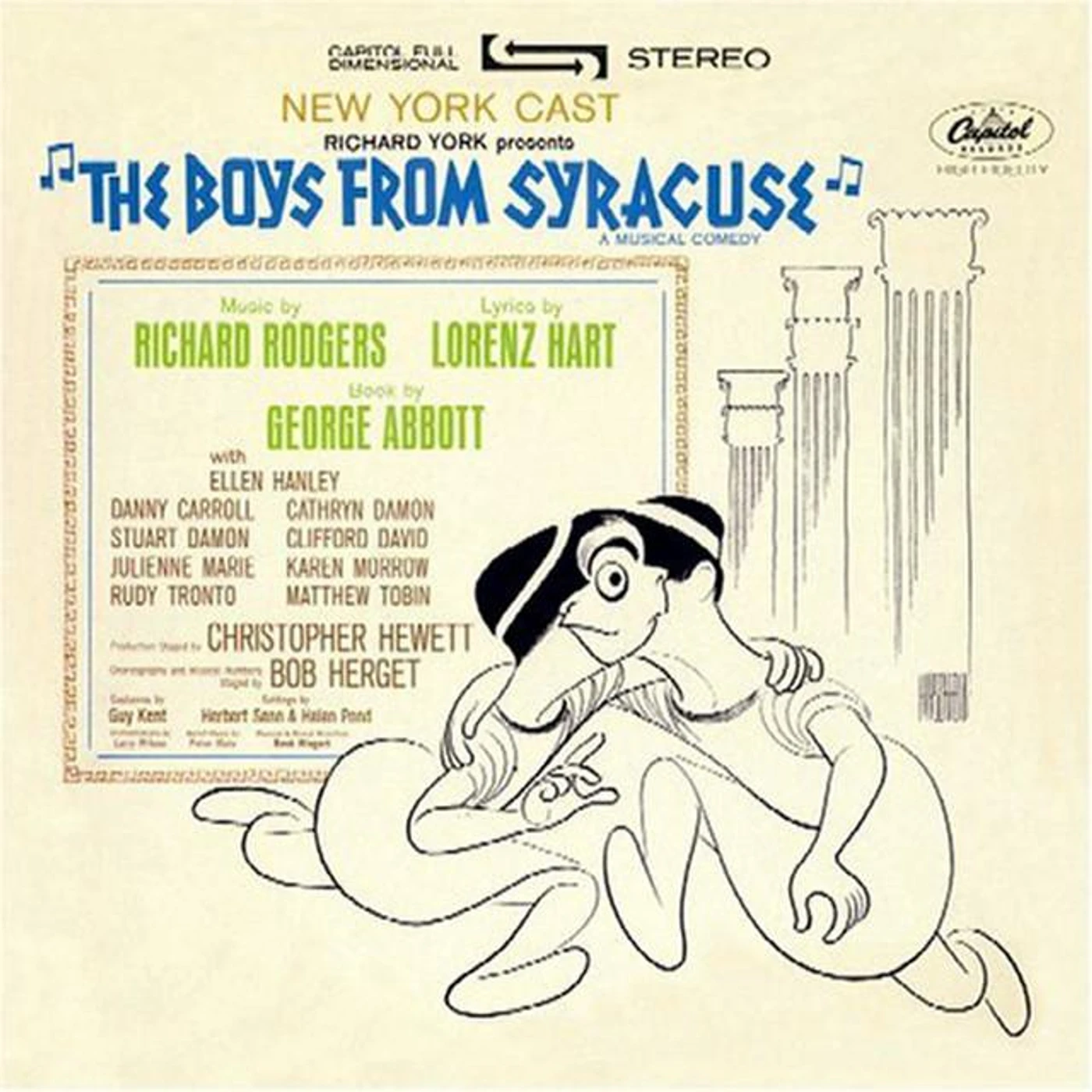 Original Broadway Cast "Boys From Syracuse" Brand Page