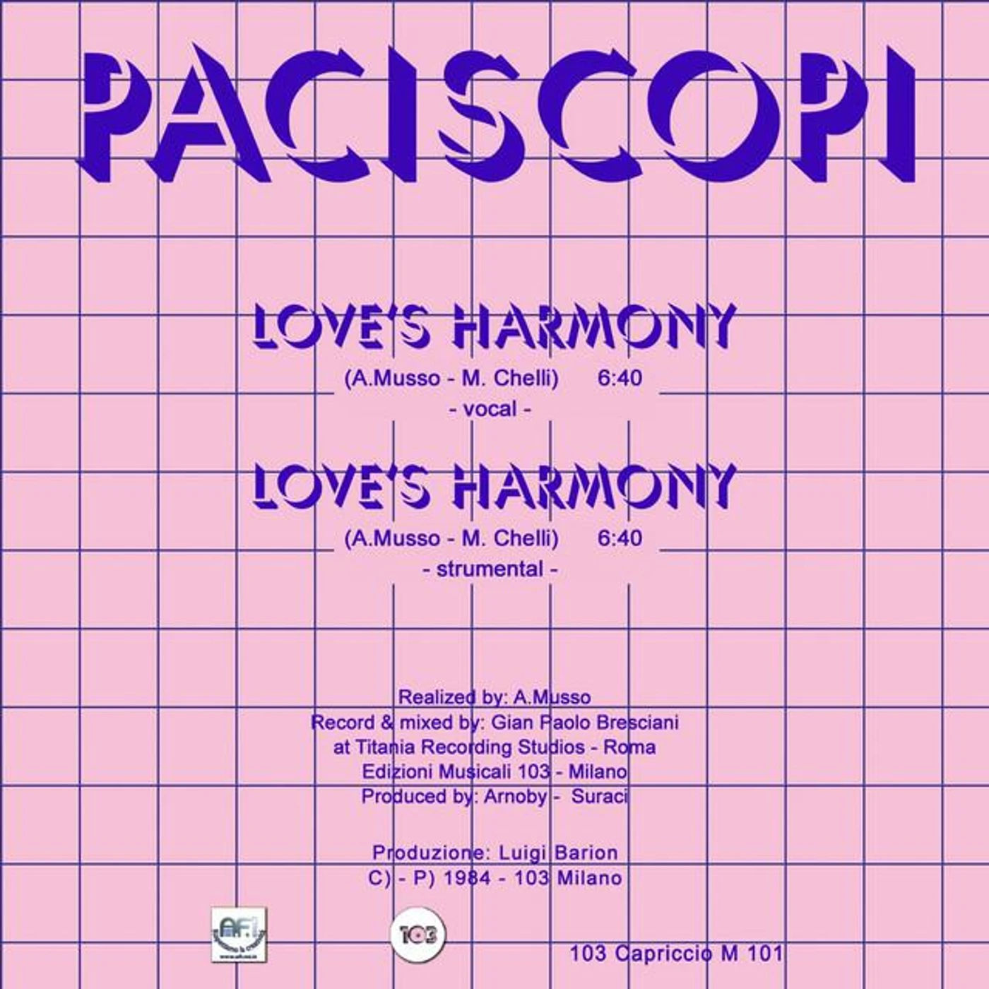 Paciscopi Brand Page