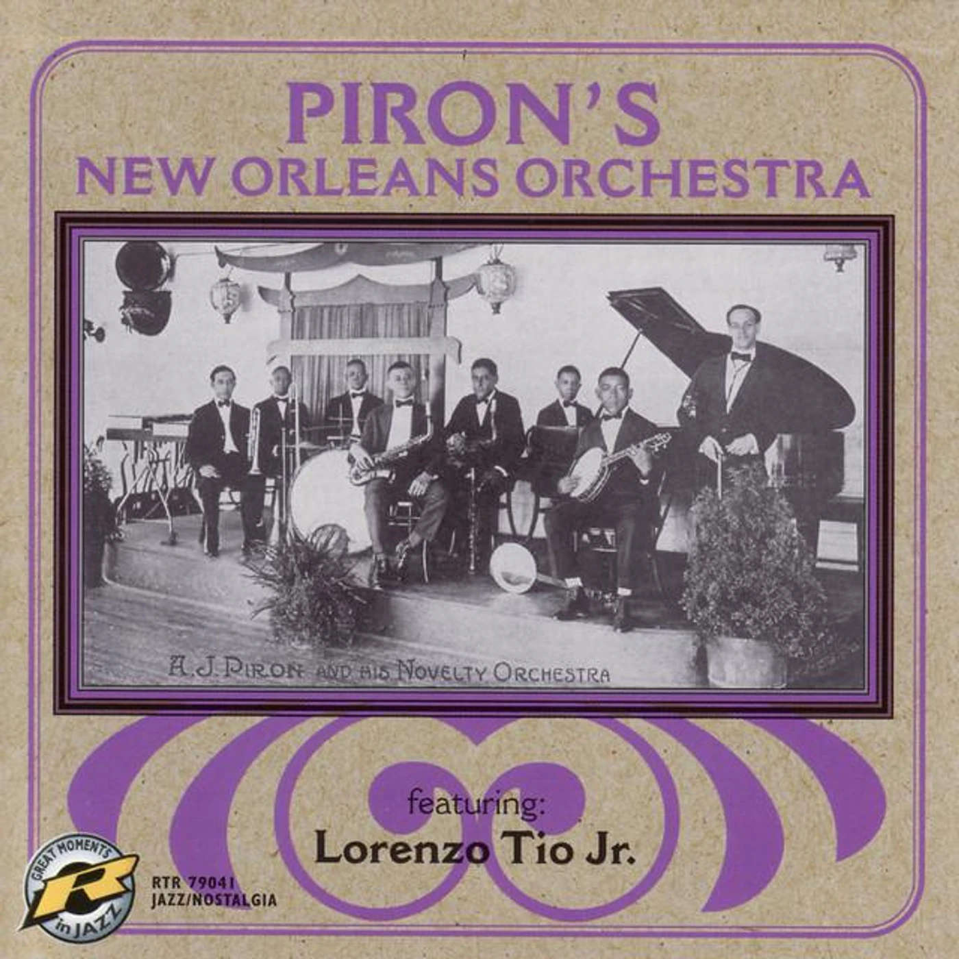 Piron's New Orleans Orchestra Brand Page