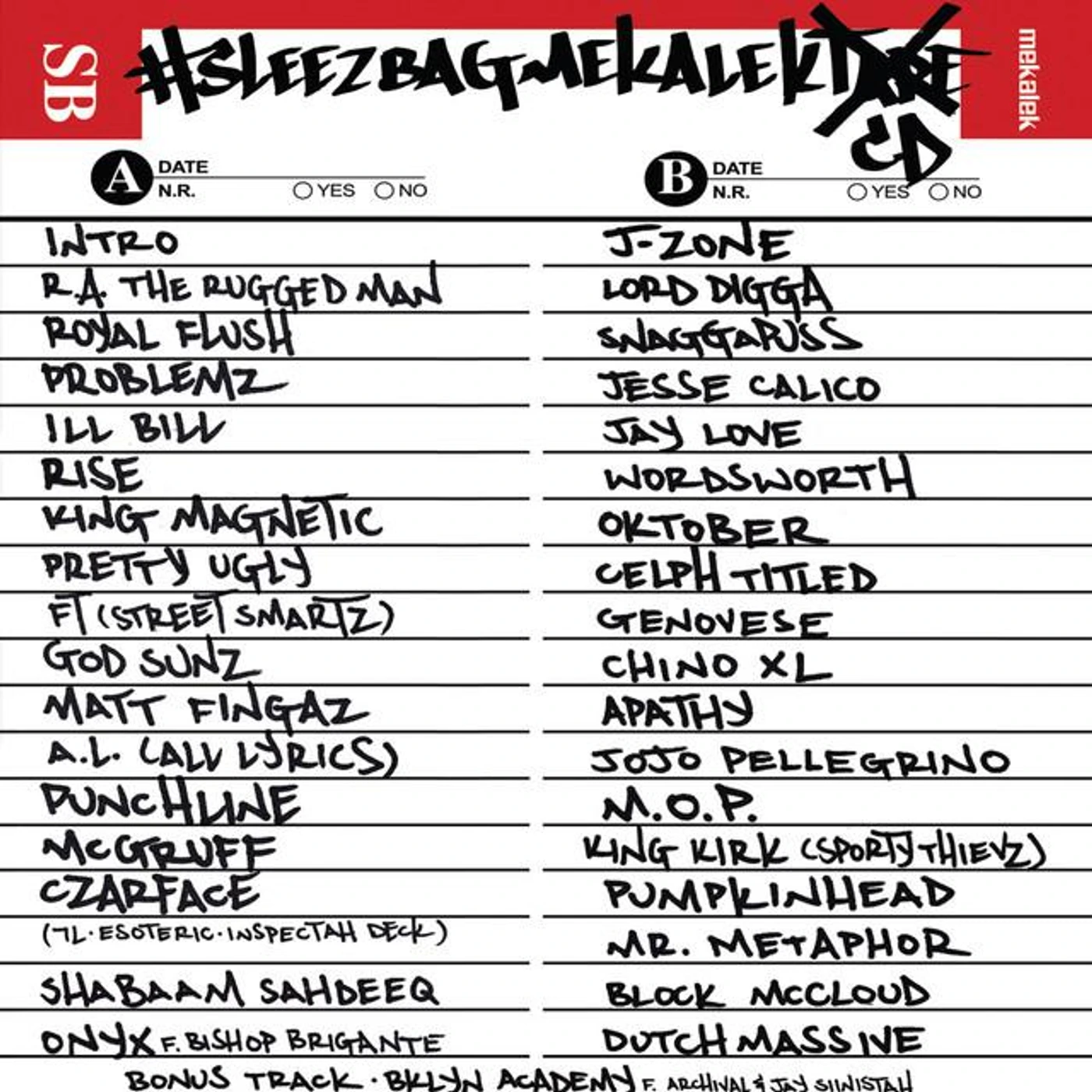 Sam The Sleezbag Brand Page