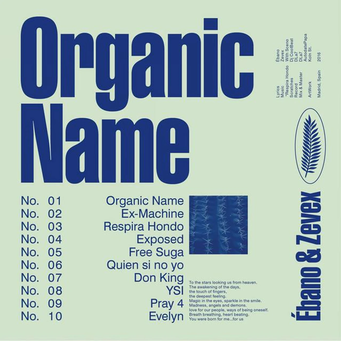 Organic name Brand Page