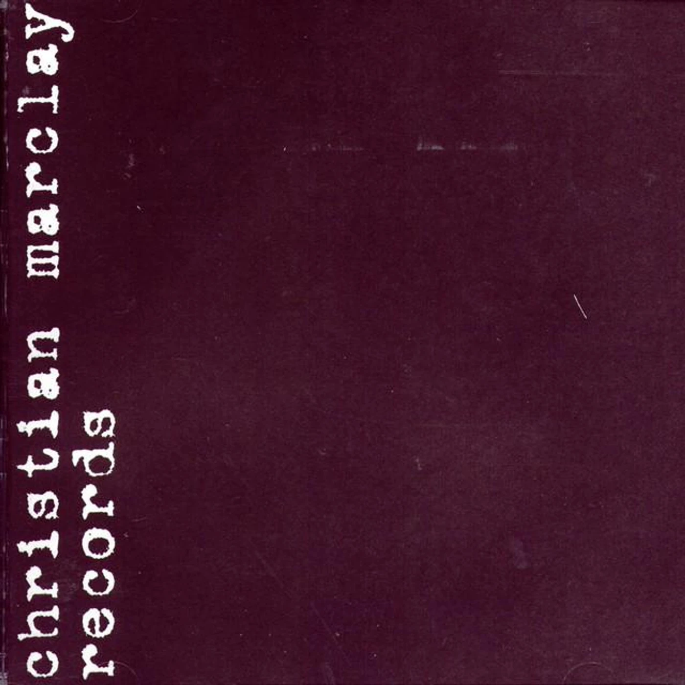 Christian Marclay Brand Page