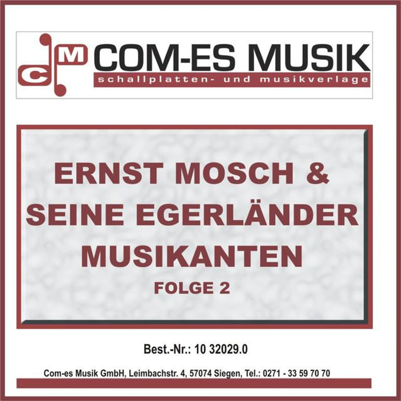 Ernst Mosch Brand Page