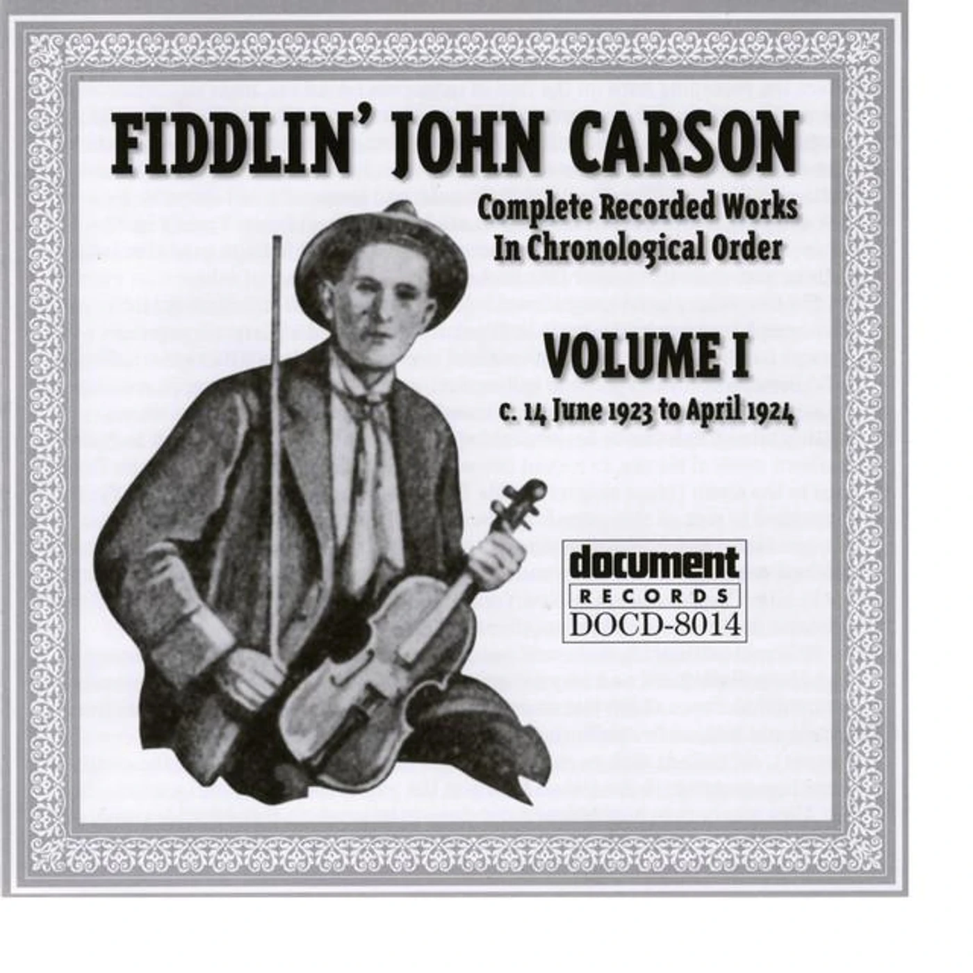 Fiddlin John Carson Brand Page