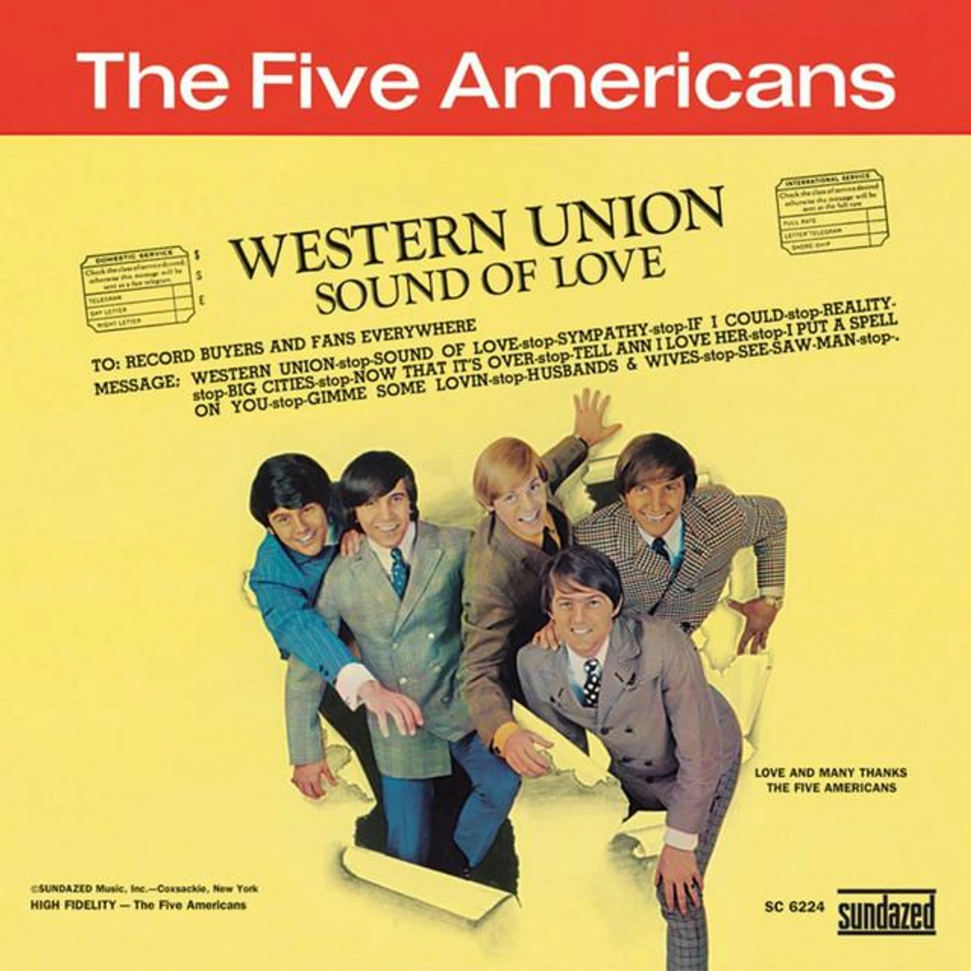 The Five Americans Brand Page