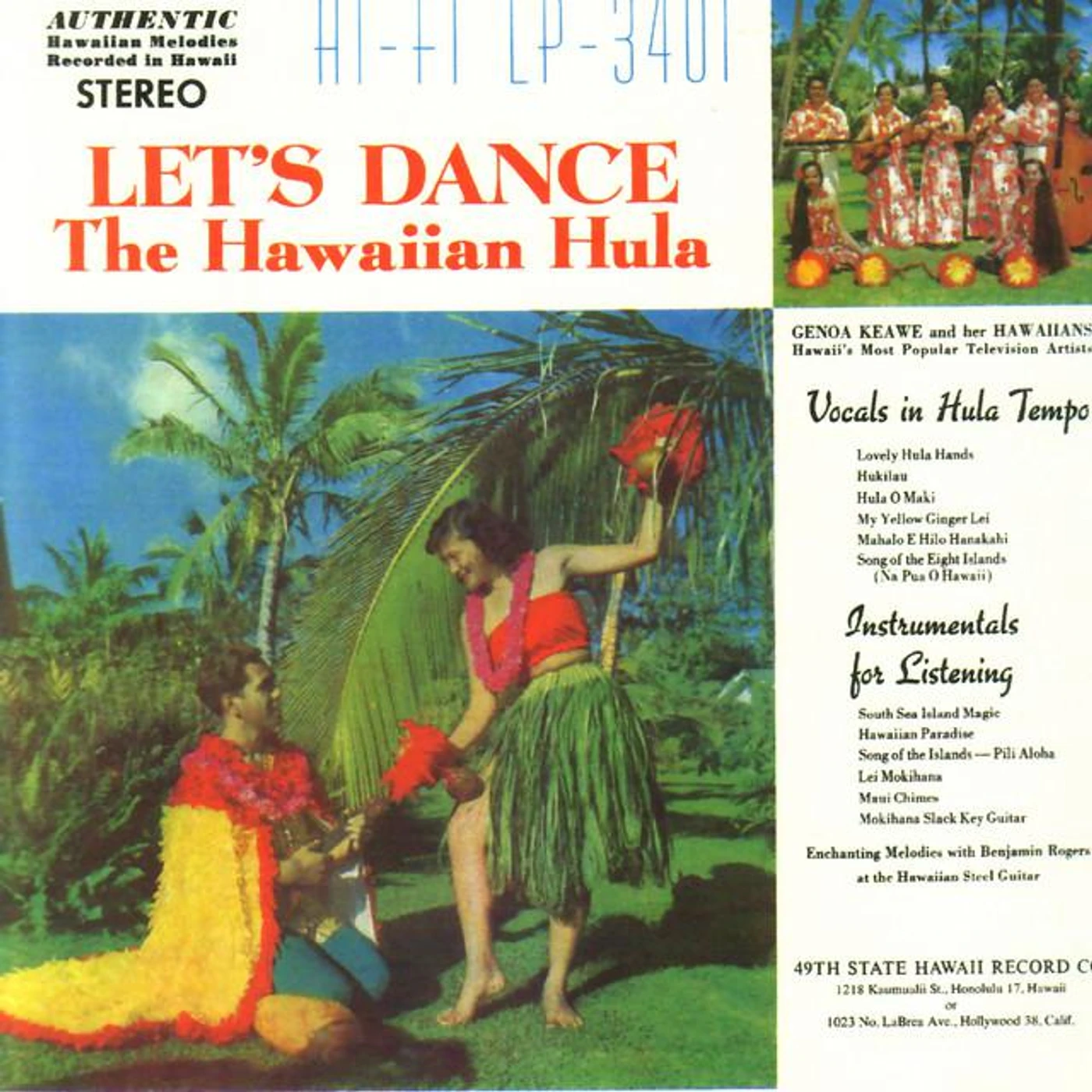 Genoa Keawe and her Hawaiians