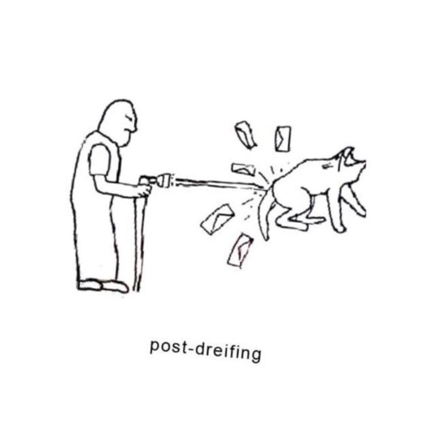Post-dreifing