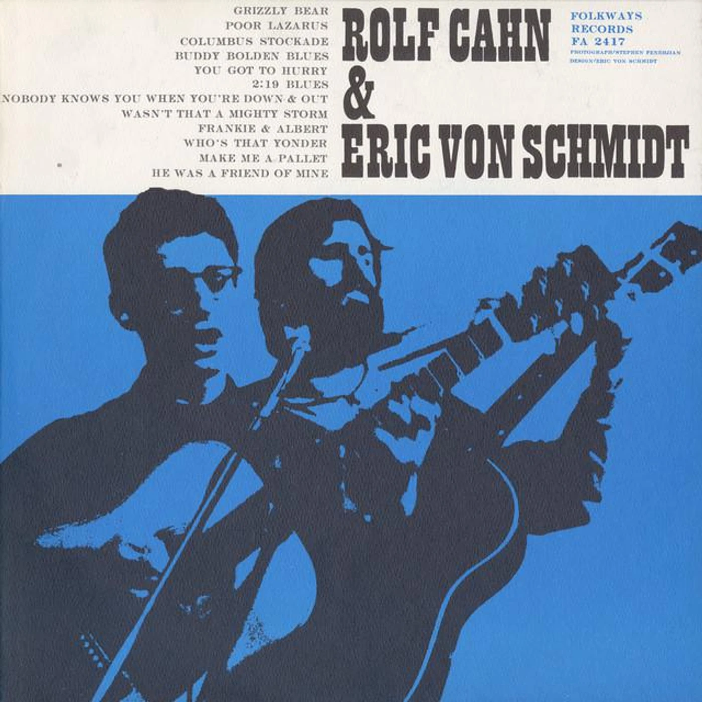 Rolf Cahn and Eric Von Schmidt Brand Page