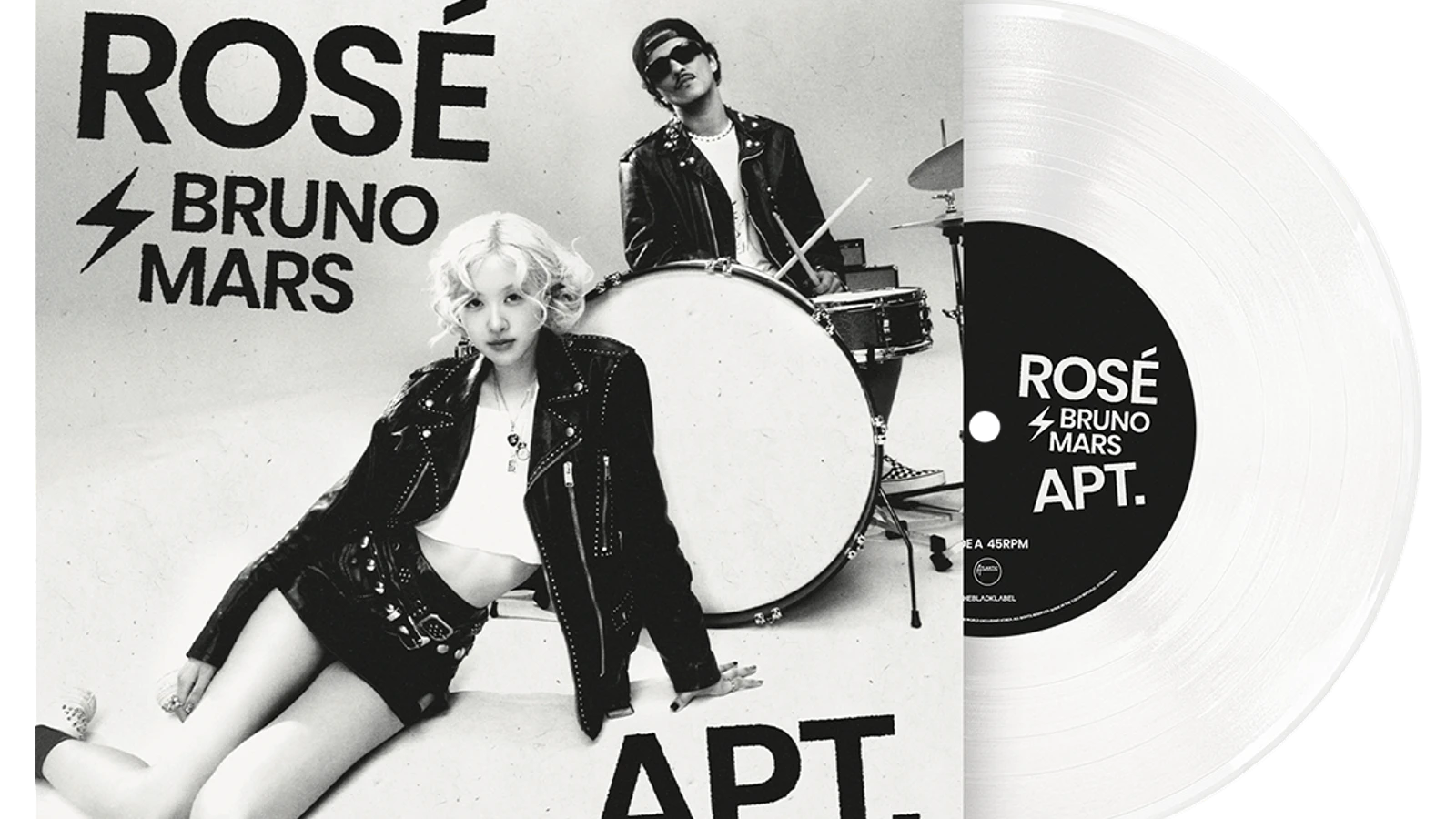 Rosé (BLACKPINK) APT. (7” single) (white) (Vinyl)