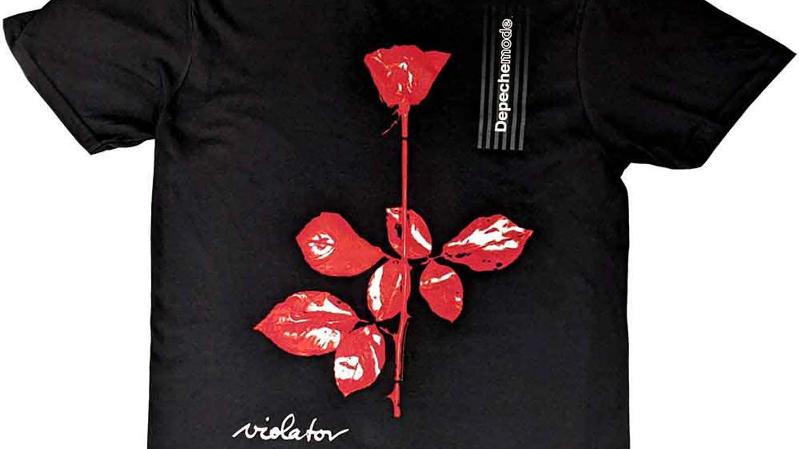 Maglietta Ufficiale Depeche Mode Violator Side Rose – Donna Skinny Fit Nera XXL - 4